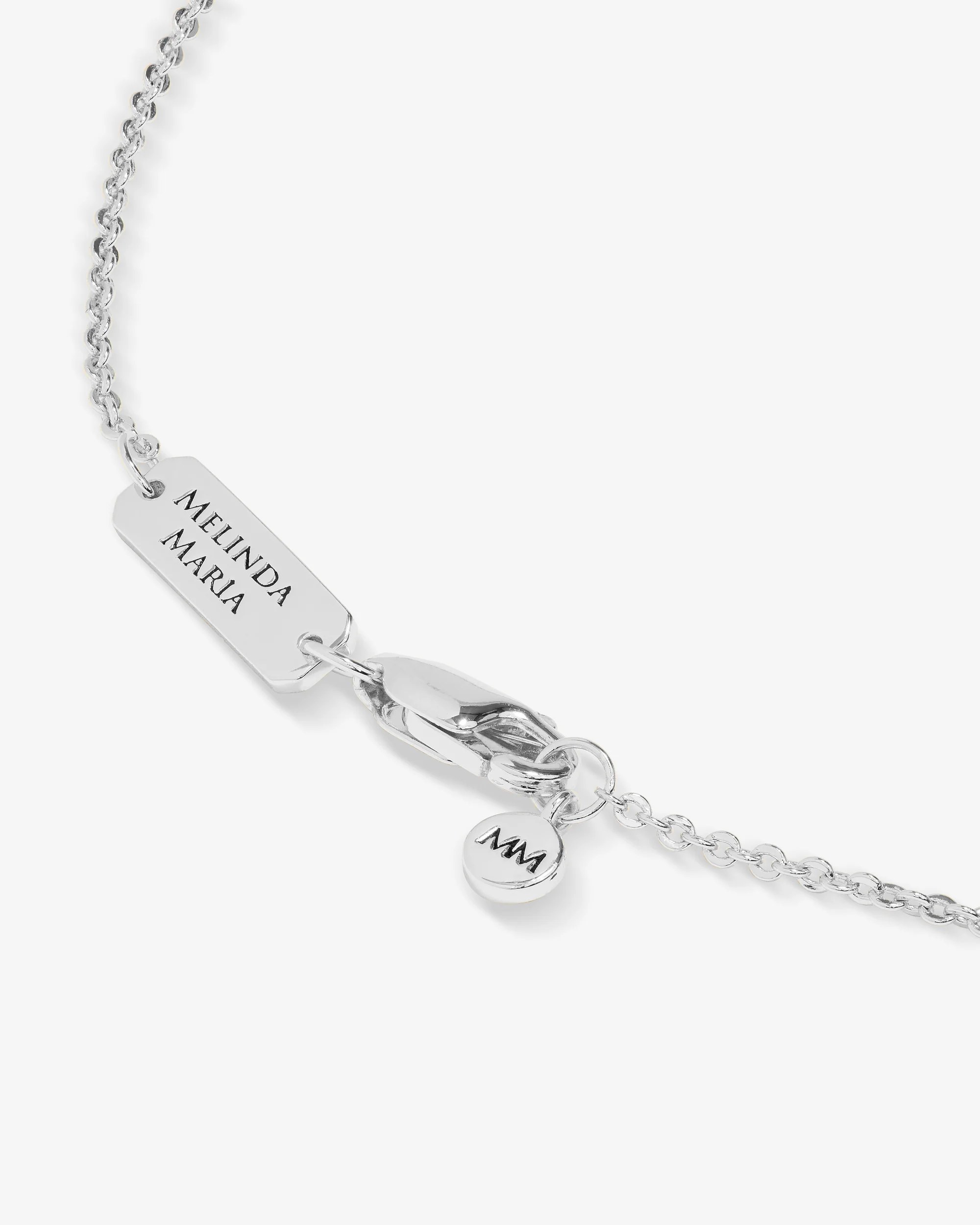Hello Gorgeous! Necklace - Silver|White Diamondettes - Image 5