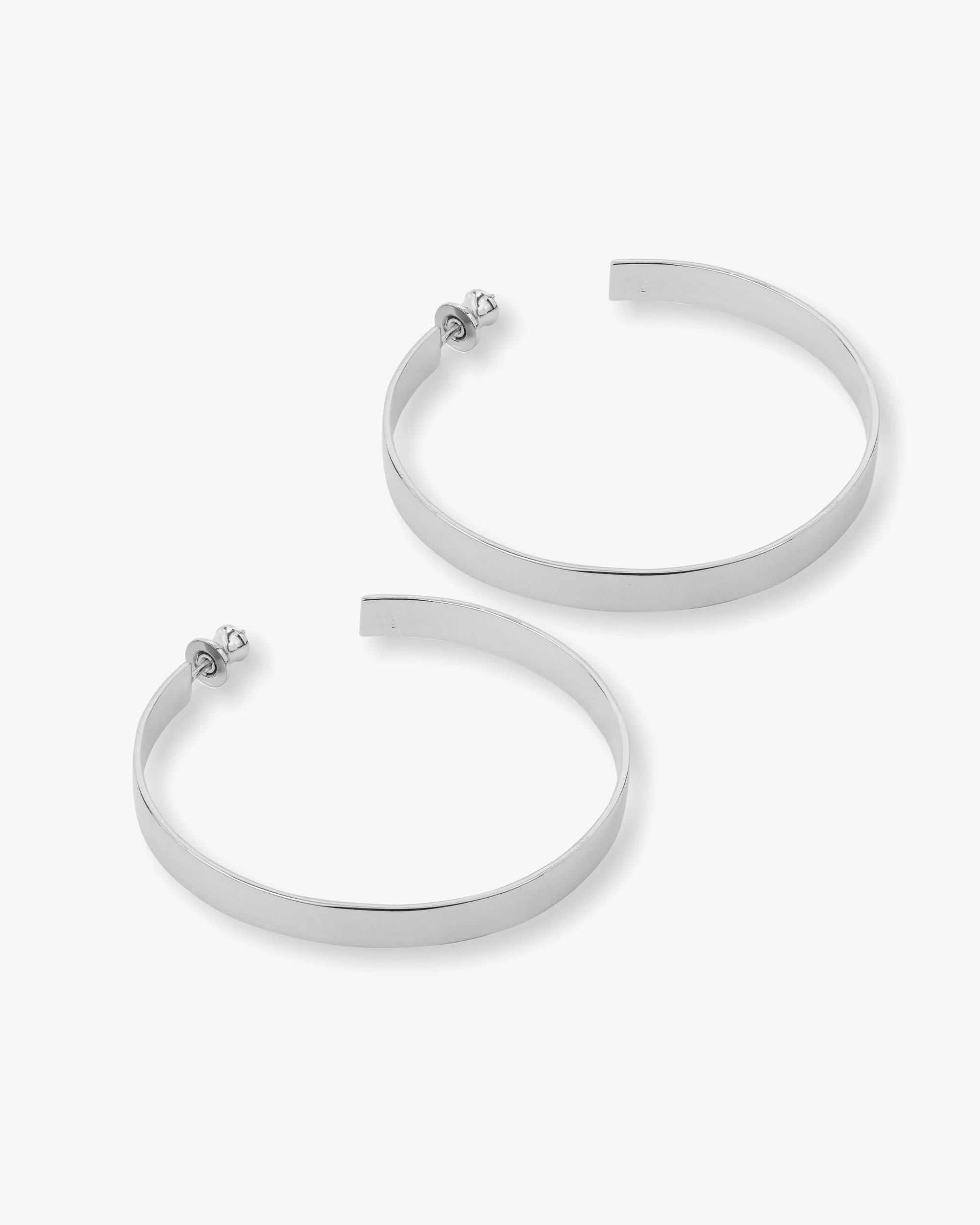 Atlas Hoops 2" - Silver - Image 3