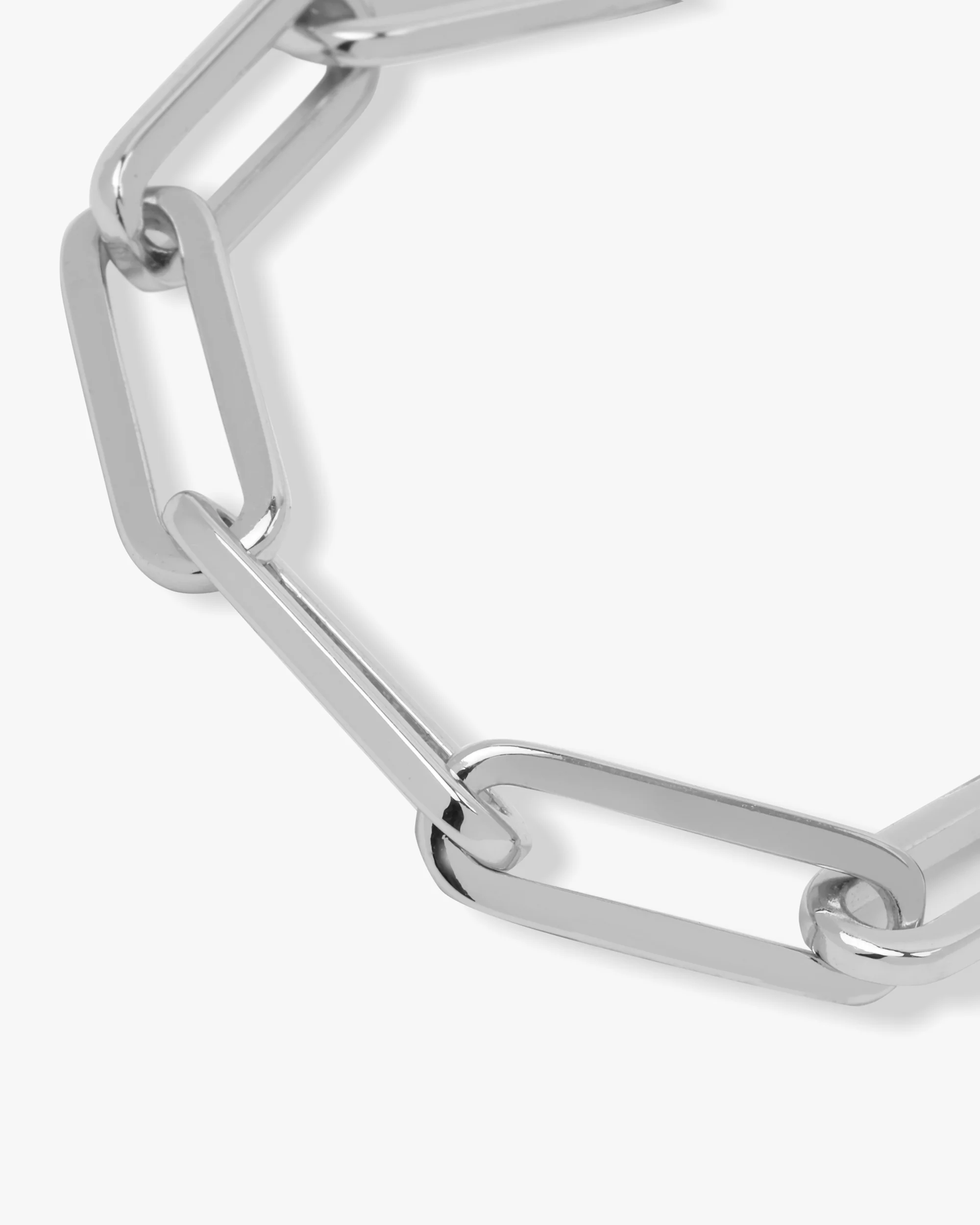 Carrie Chain Link Bracelet 8mm - Silver - Image 3