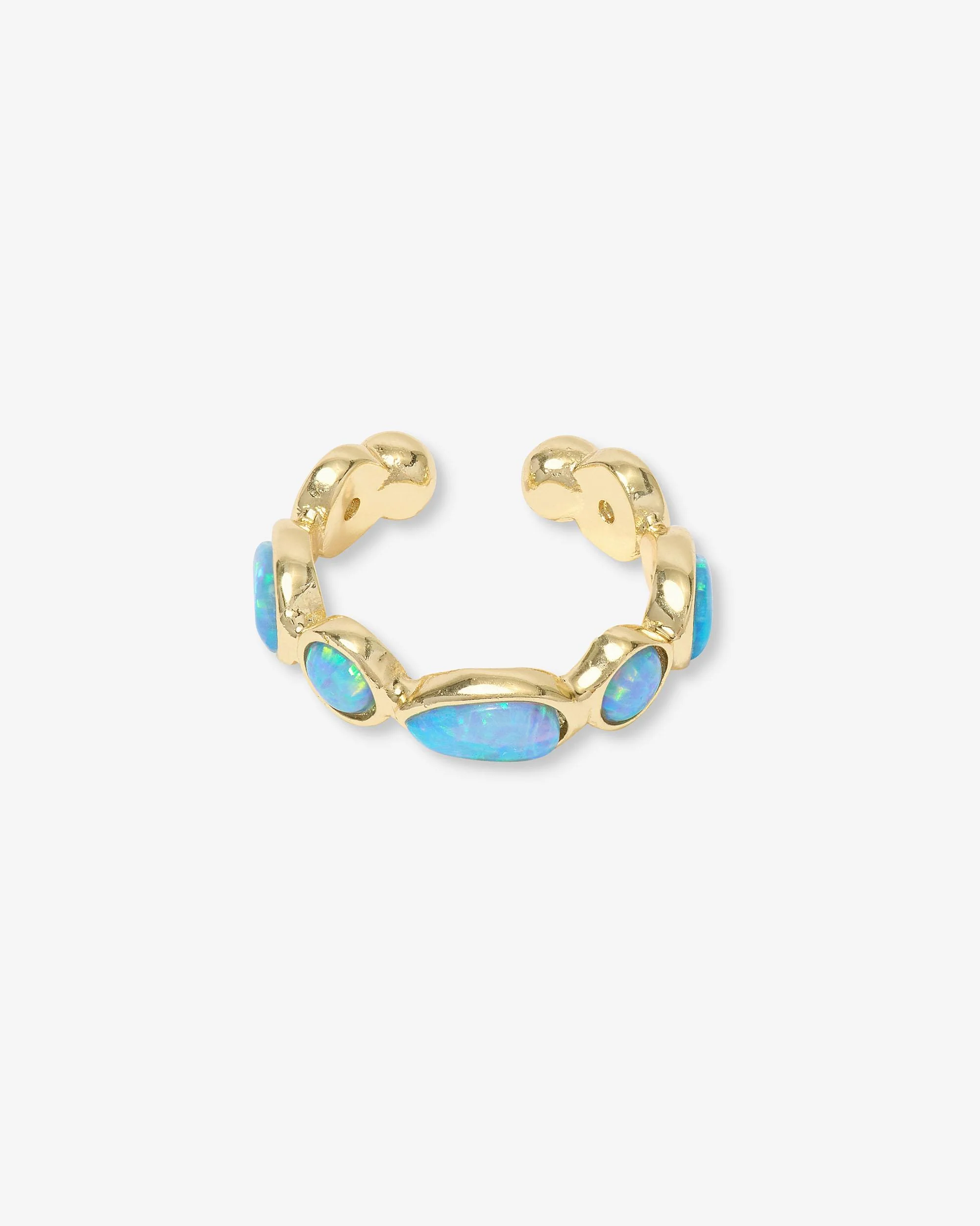 Isla Ear Cuff - Gold|Blue Opal - Image 3