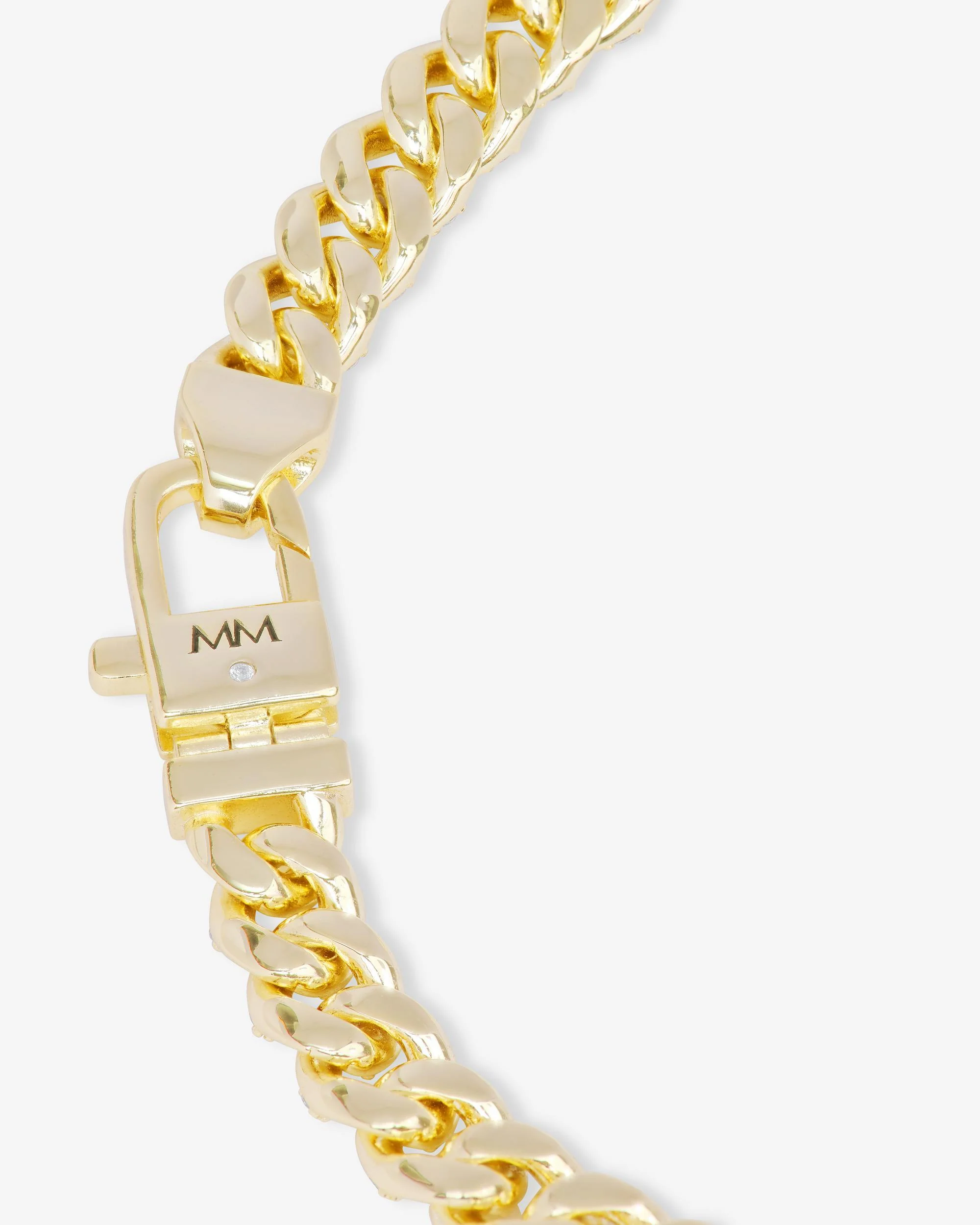 Julian Cuban Chain Necklace 6.8mm - Gold - Image 6
