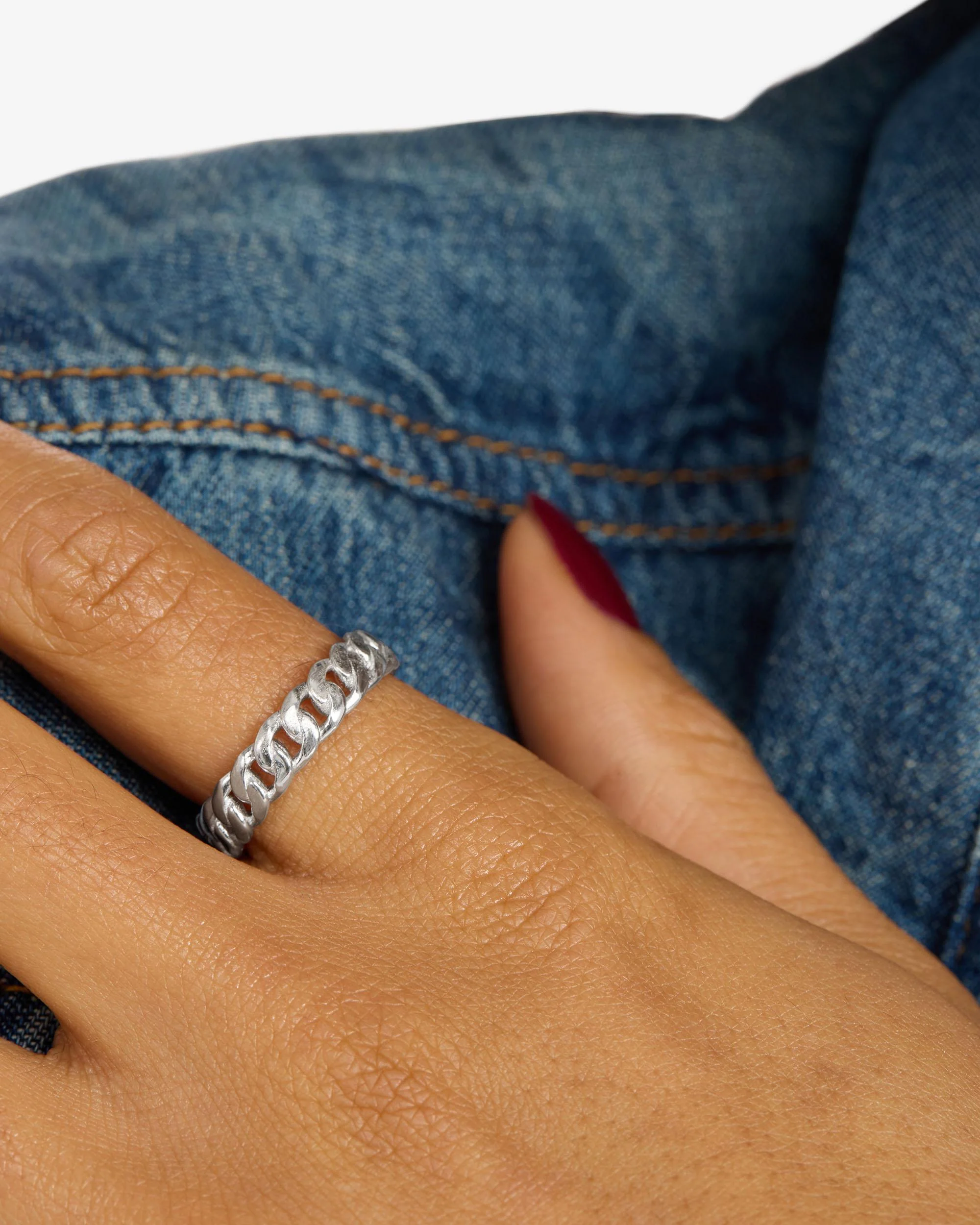 Julian 5mm Ring - Silver - Image 3