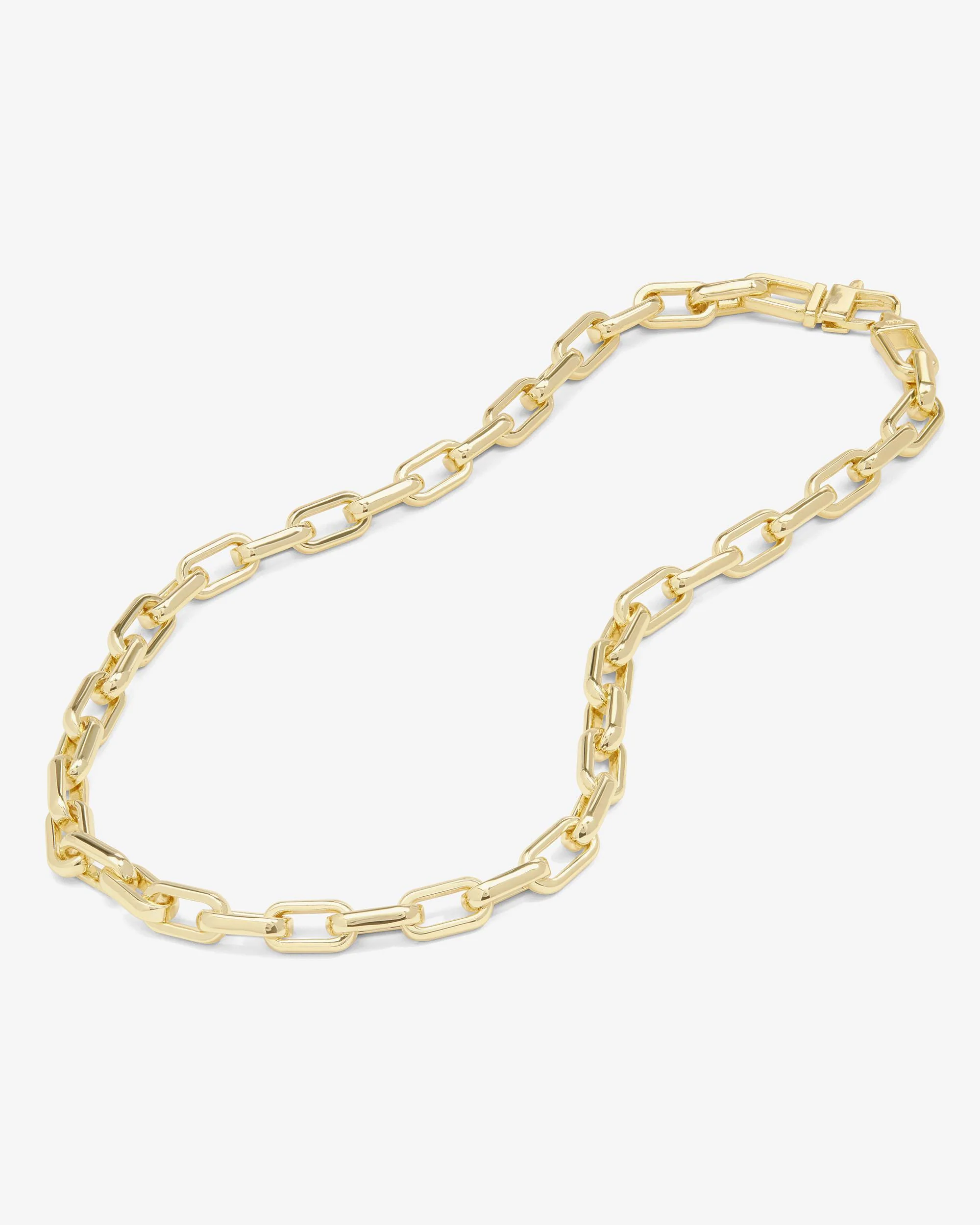 Lil Frankie Chain Necklace 8mm - Gold - Image 4