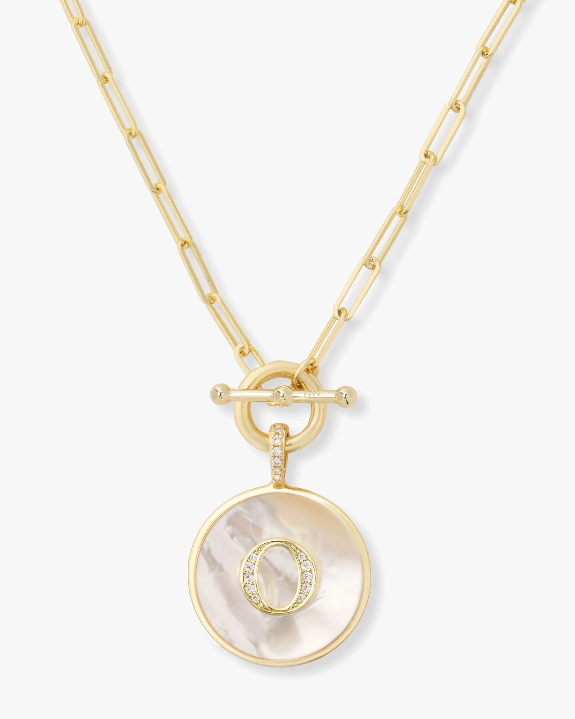 Love Letters Medallion Necklace 24mm - Gold - Image 15