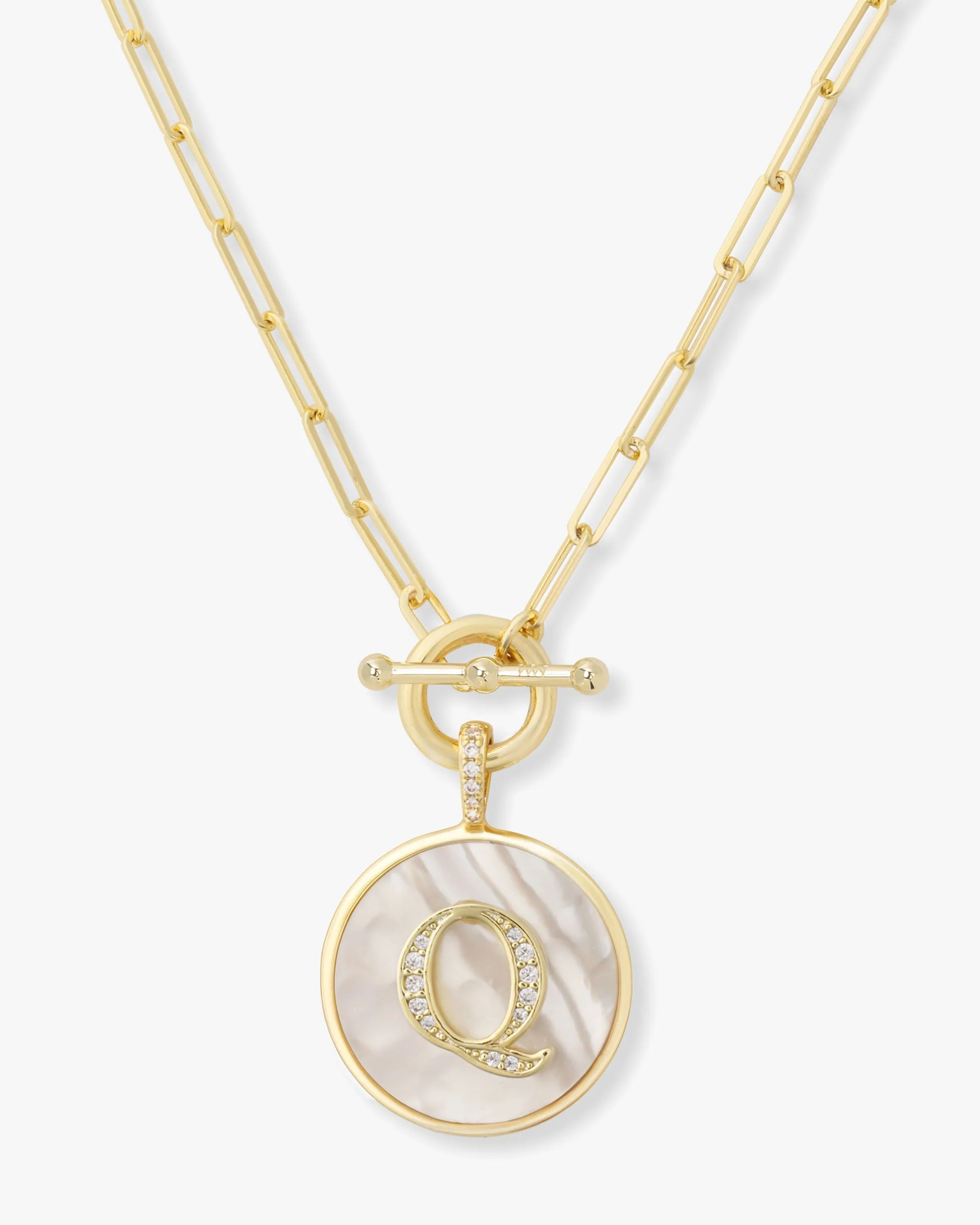 Love Letters Medallion Necklace 24mm - Gold - Image 17