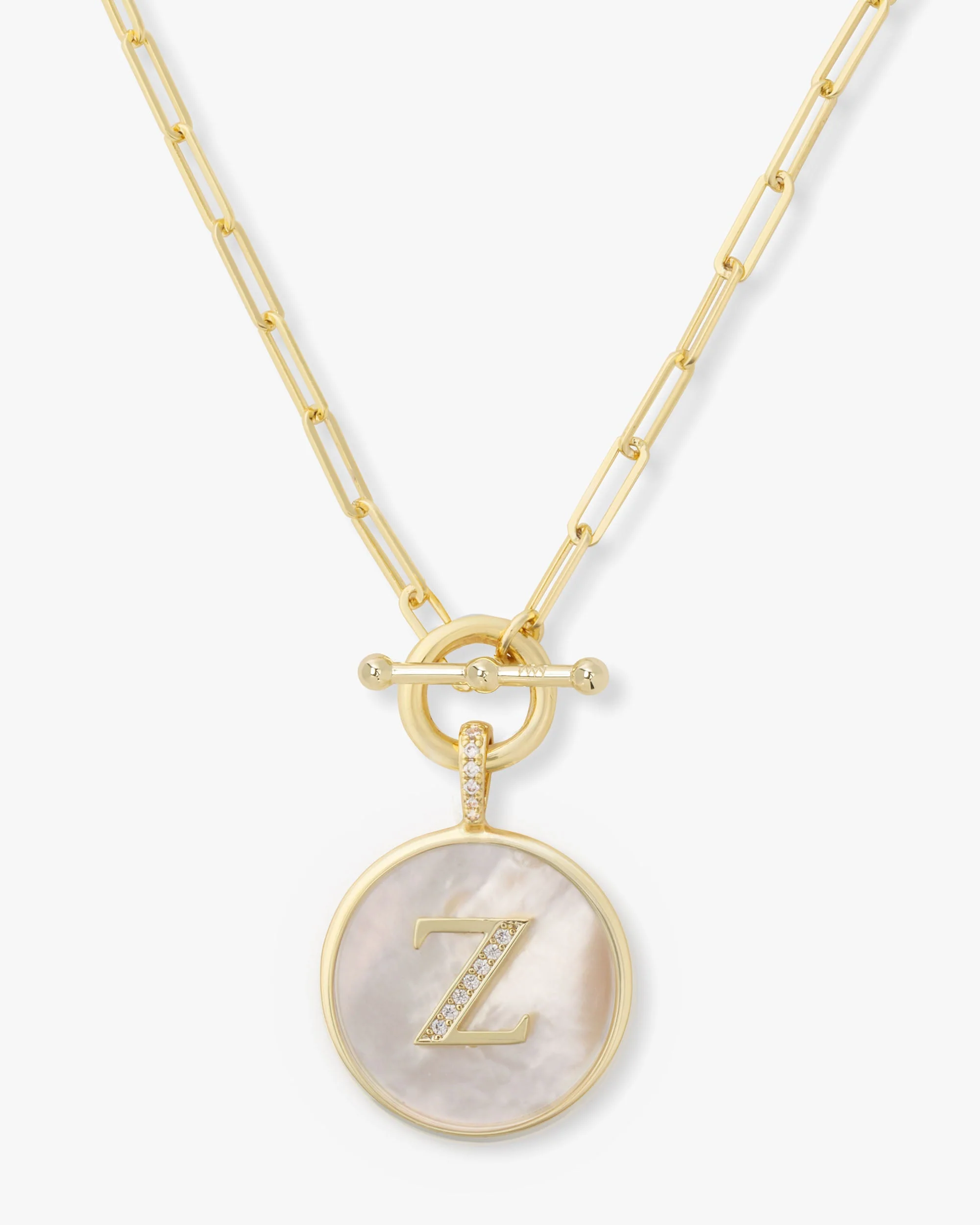 Love Letters Medallion Necklace 24mm - Gold - Image 26