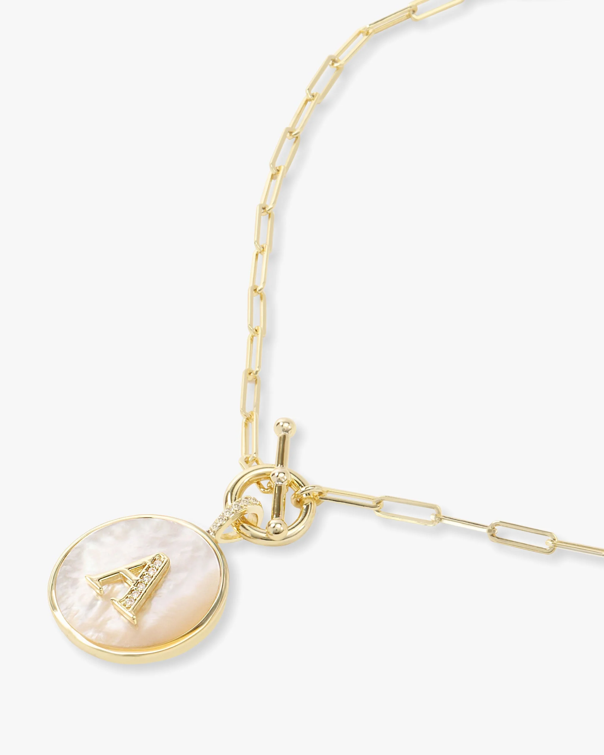 Love Letters Medallion Necklace 24mm - Gold - Image 28