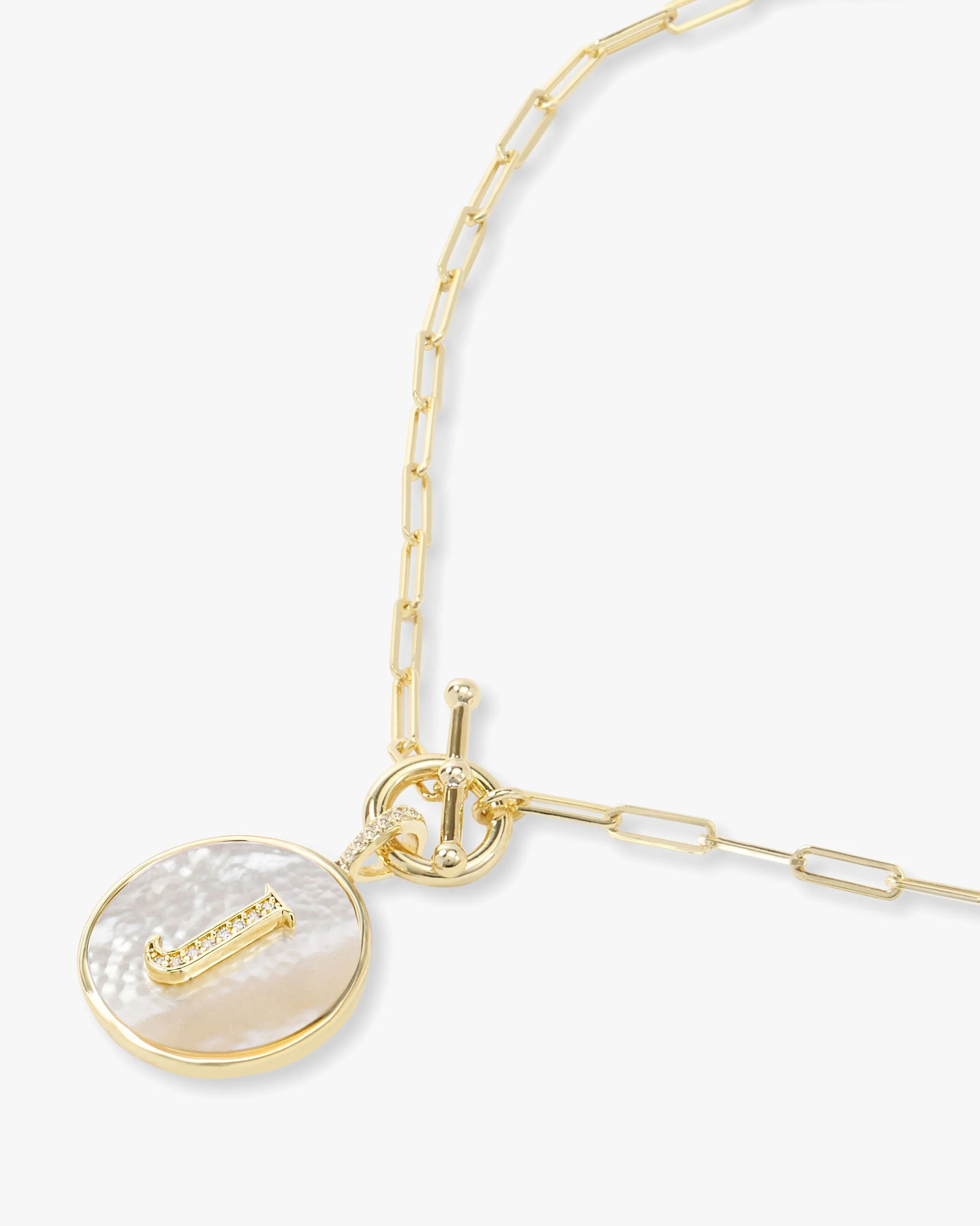 Love Letters Medallion Necklace 24mm - Gold - Image 37