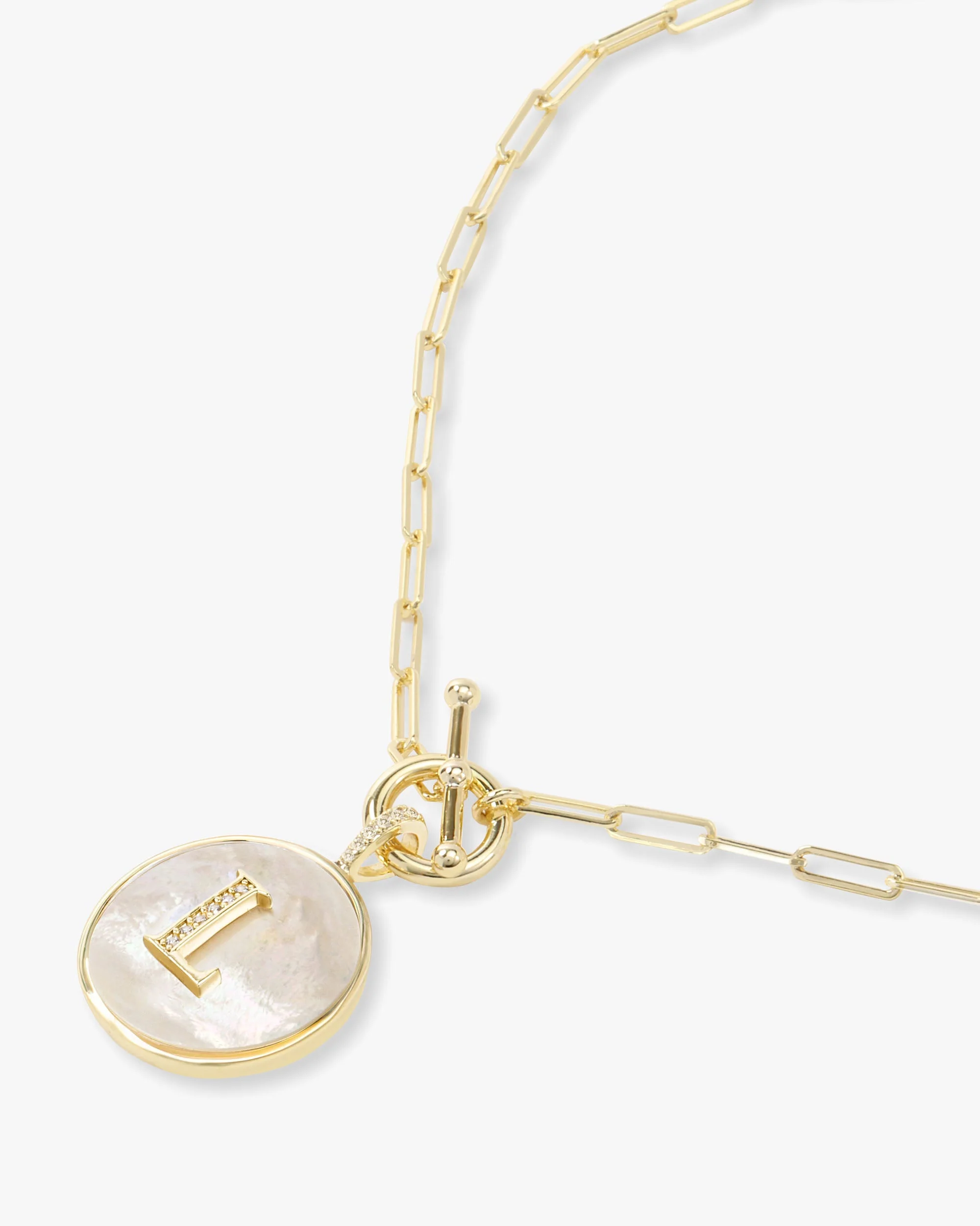 Love Letters Medallion Necklace 24mm - Gold - Image 39