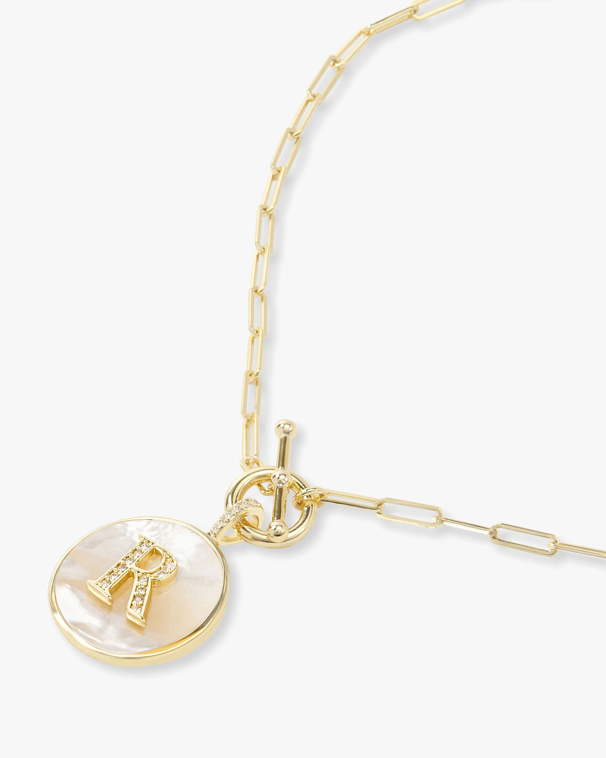 Love Letters Medallion Necklace 24mm - Gold - Image 45