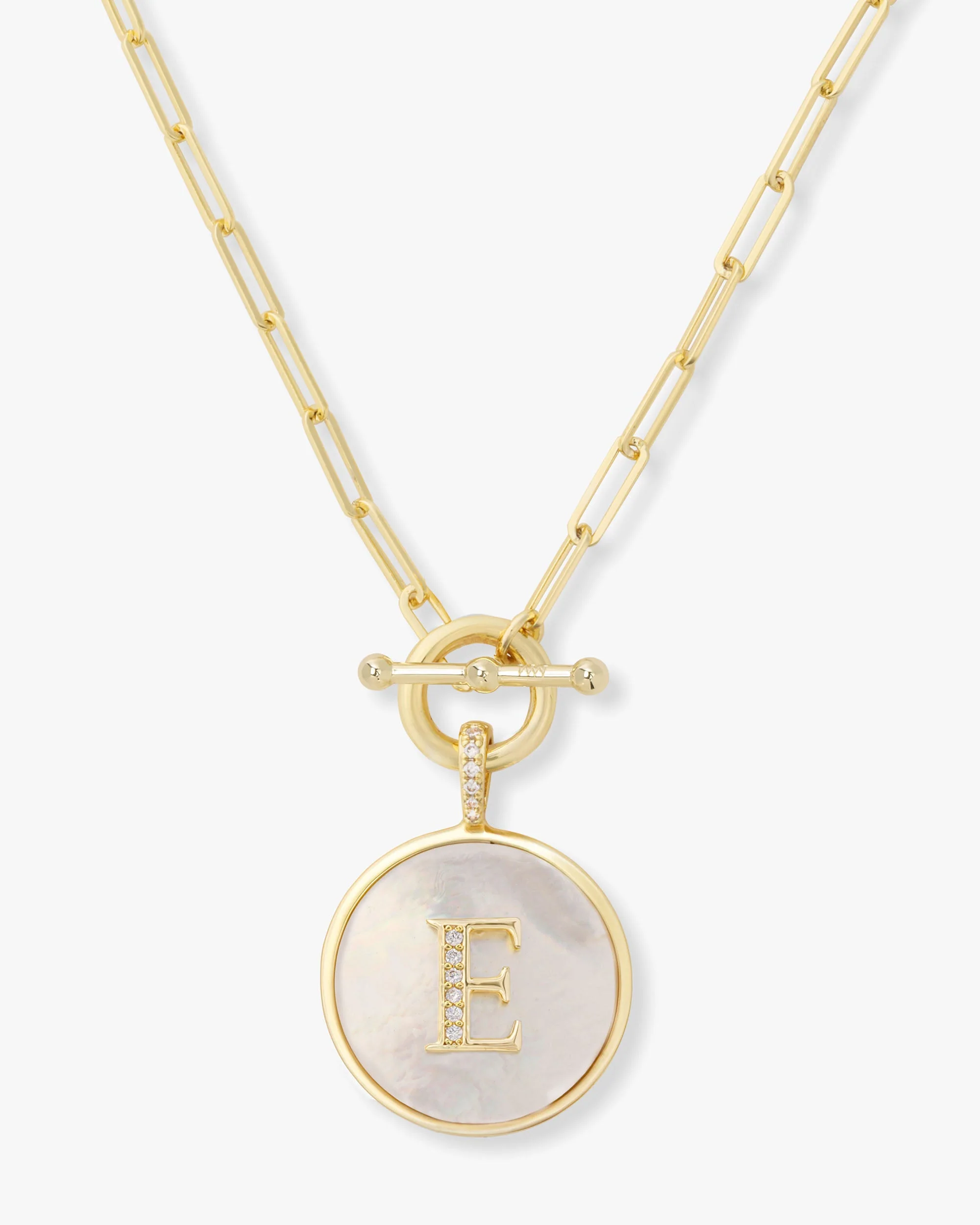 Love Letters Medallion Necklace 24mm - Gold - Image 5