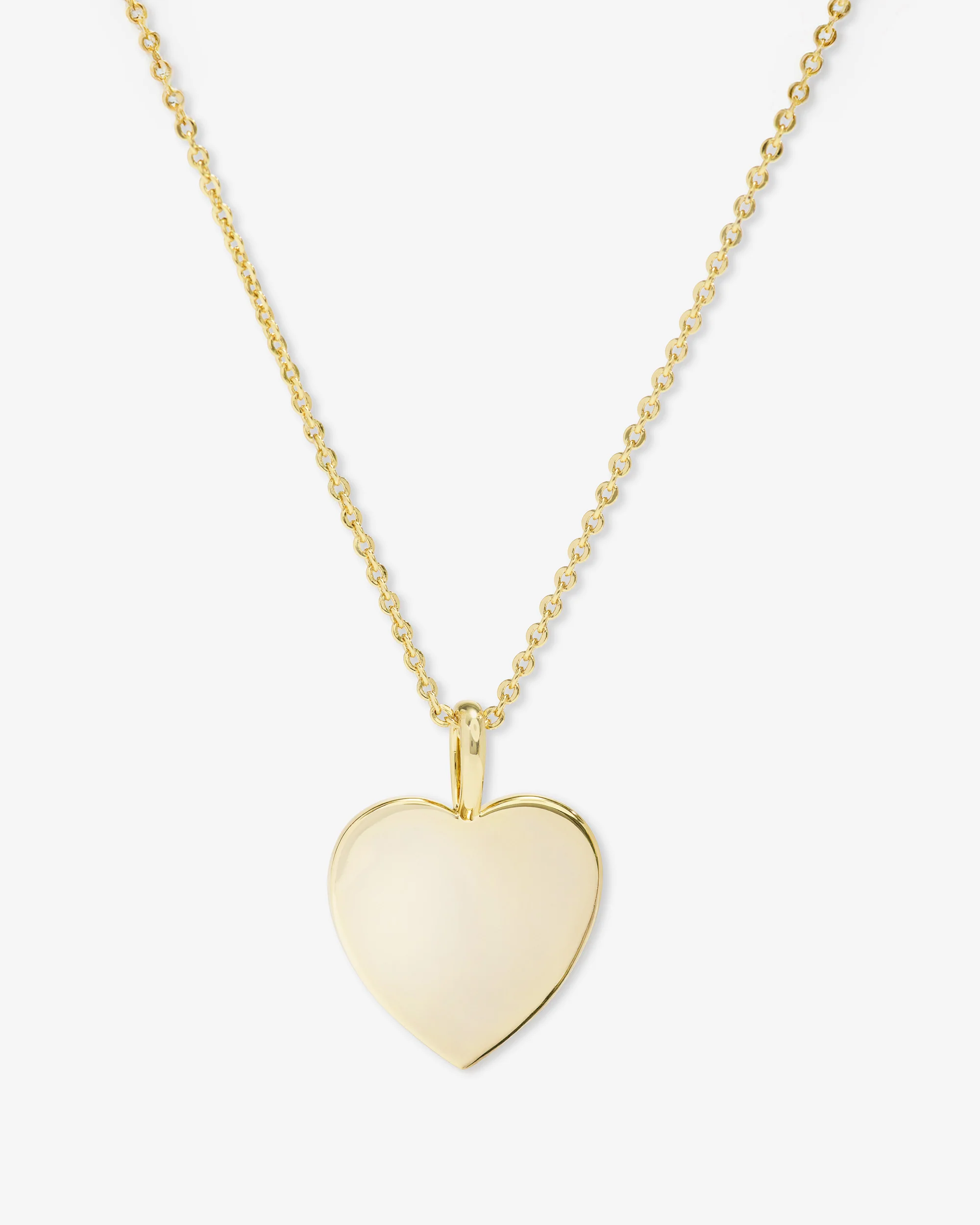 Love Letters Pendant Necklace - Gold|White Diamondettes - Image 55