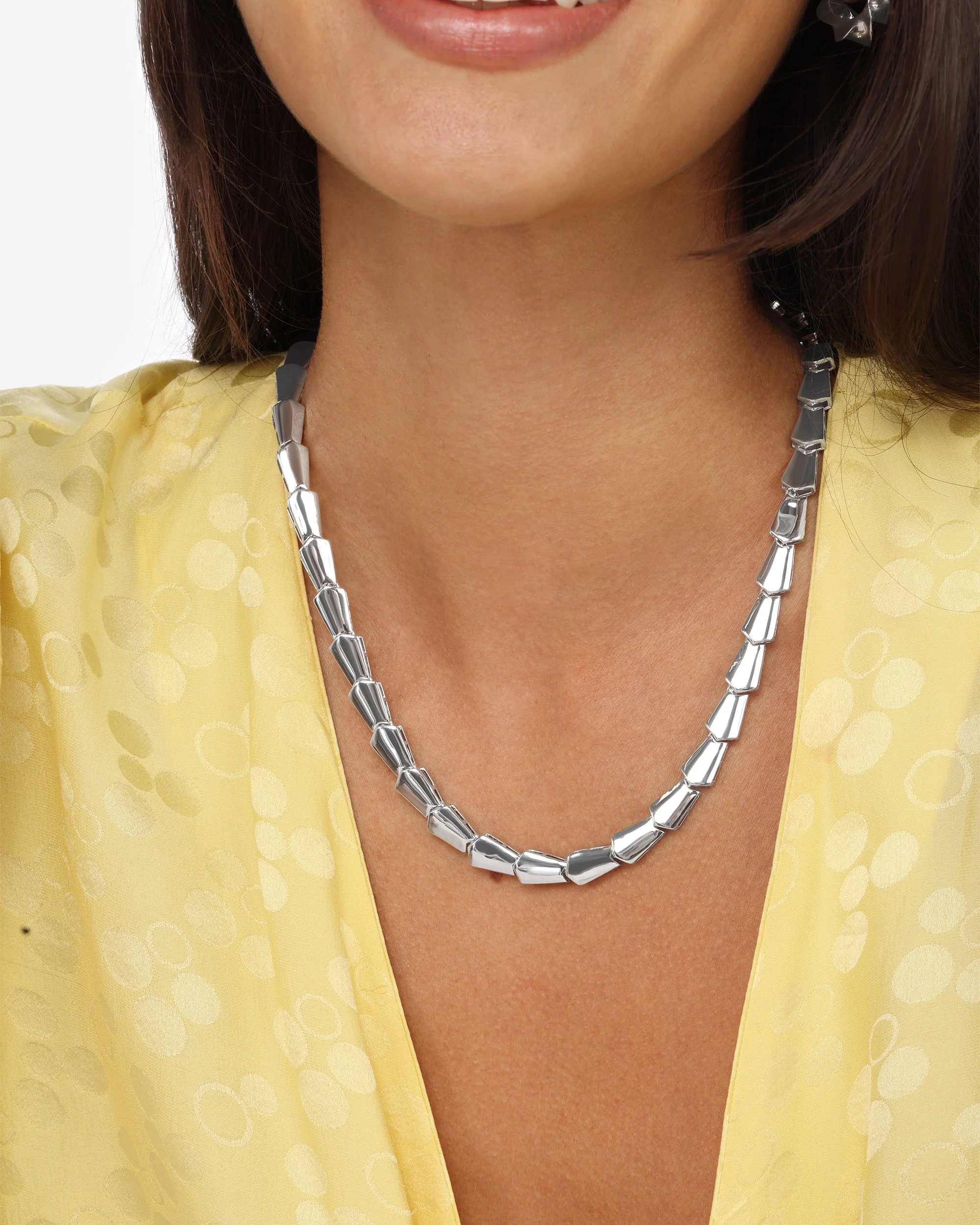 Mama Serpent Collar - Silver - Image 3