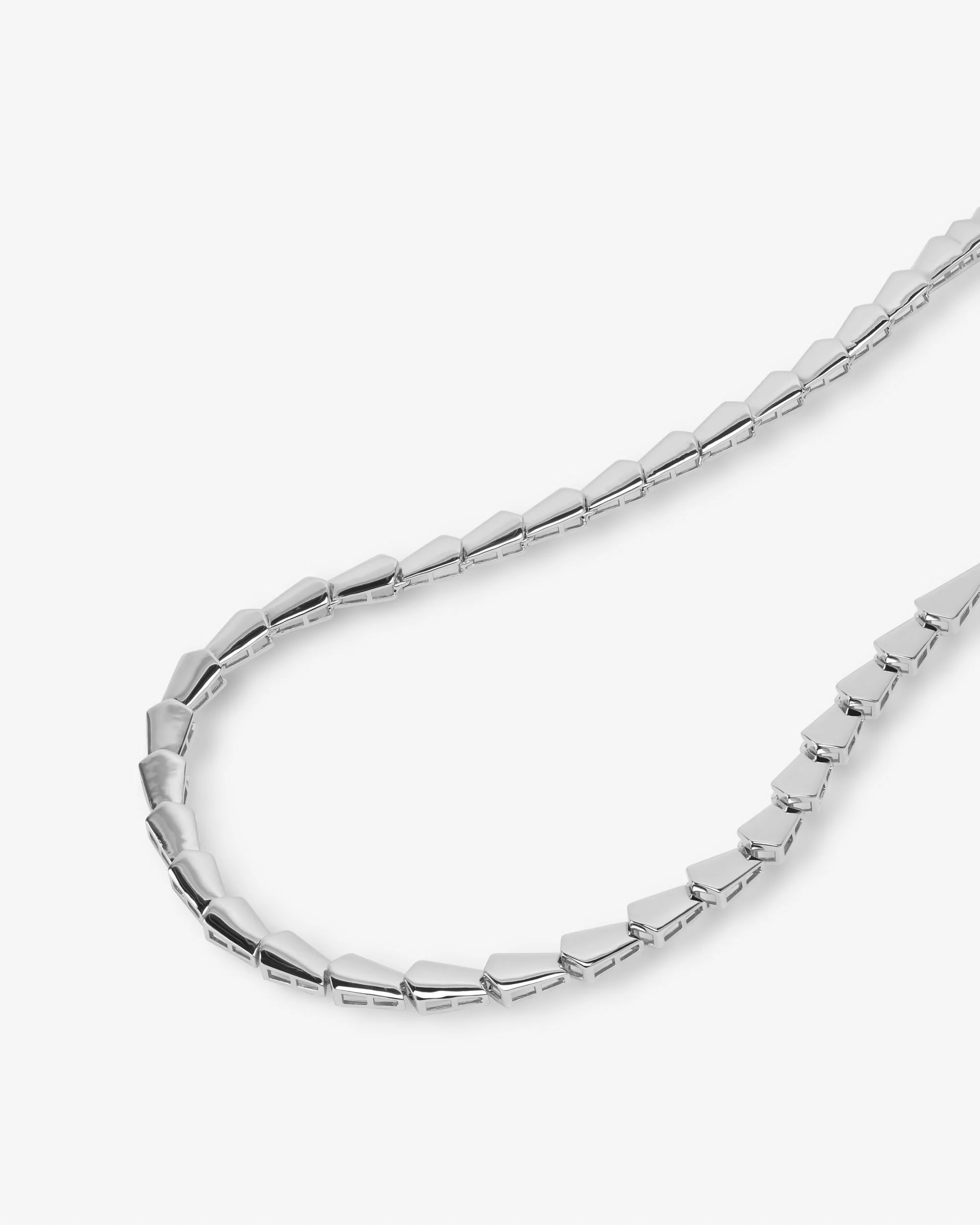 Mama Serpent Collar - Silver - Image 4