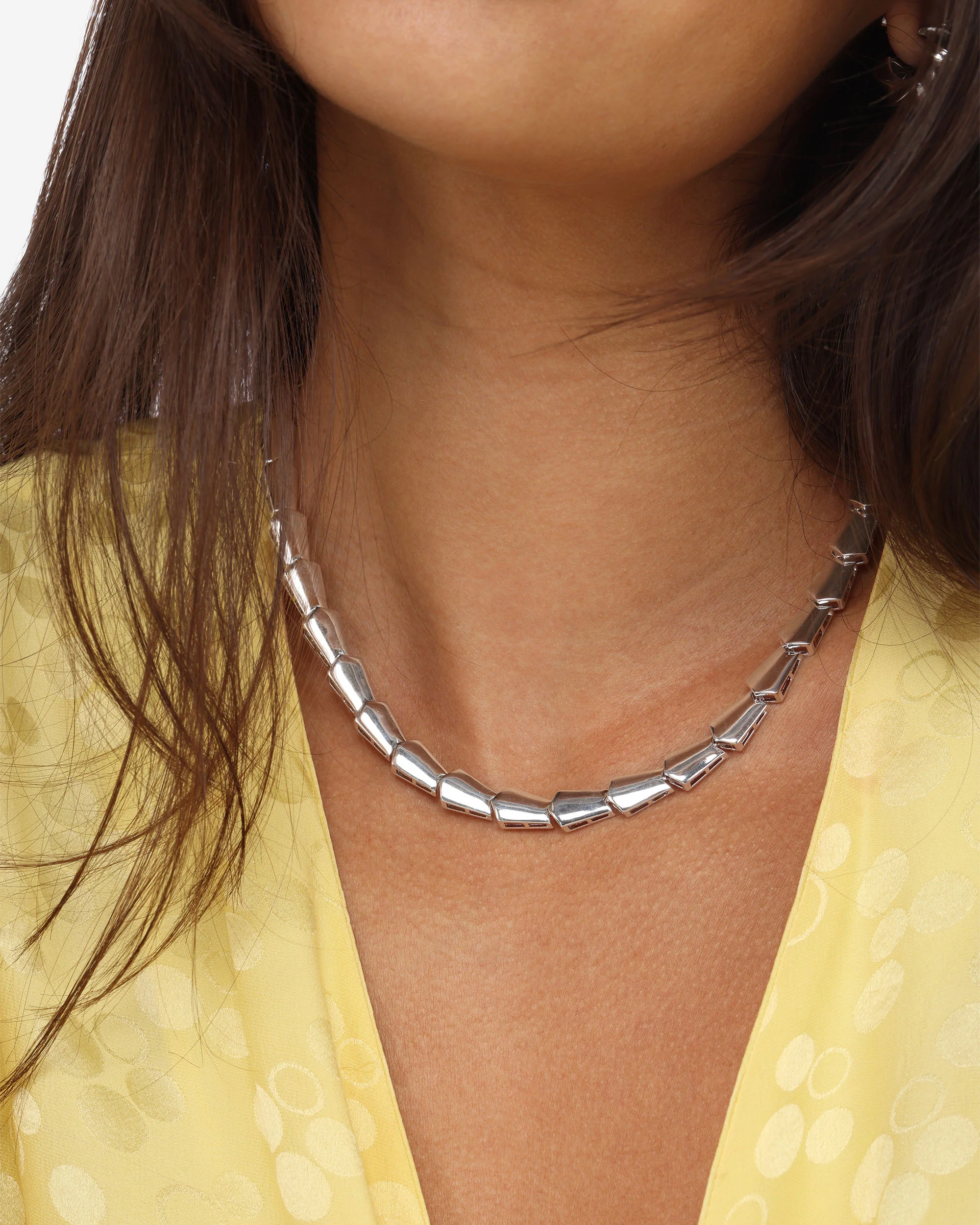 Mama Serpent Collar - Silver - Image 5