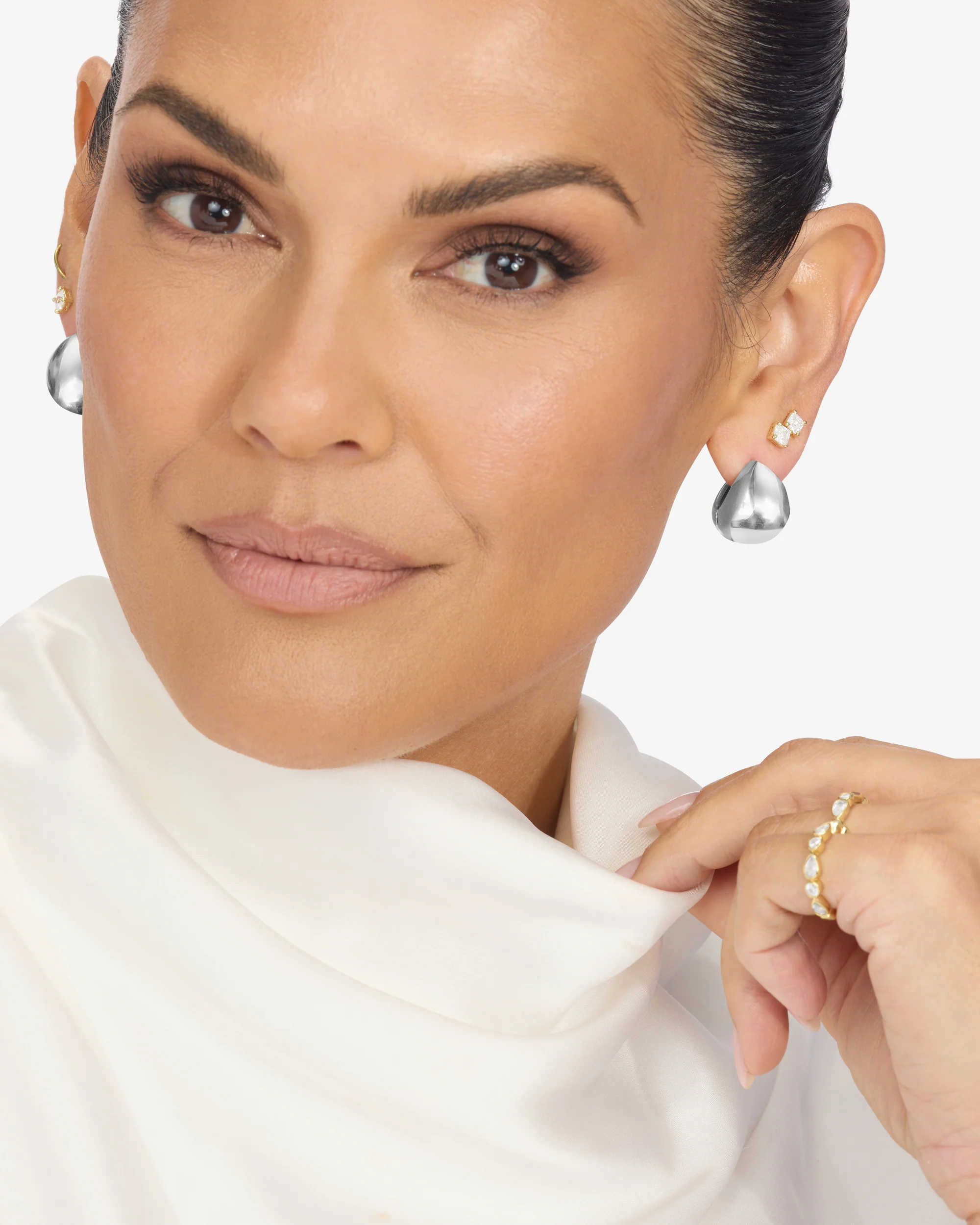 Norah Earrings - Silver - Image 4