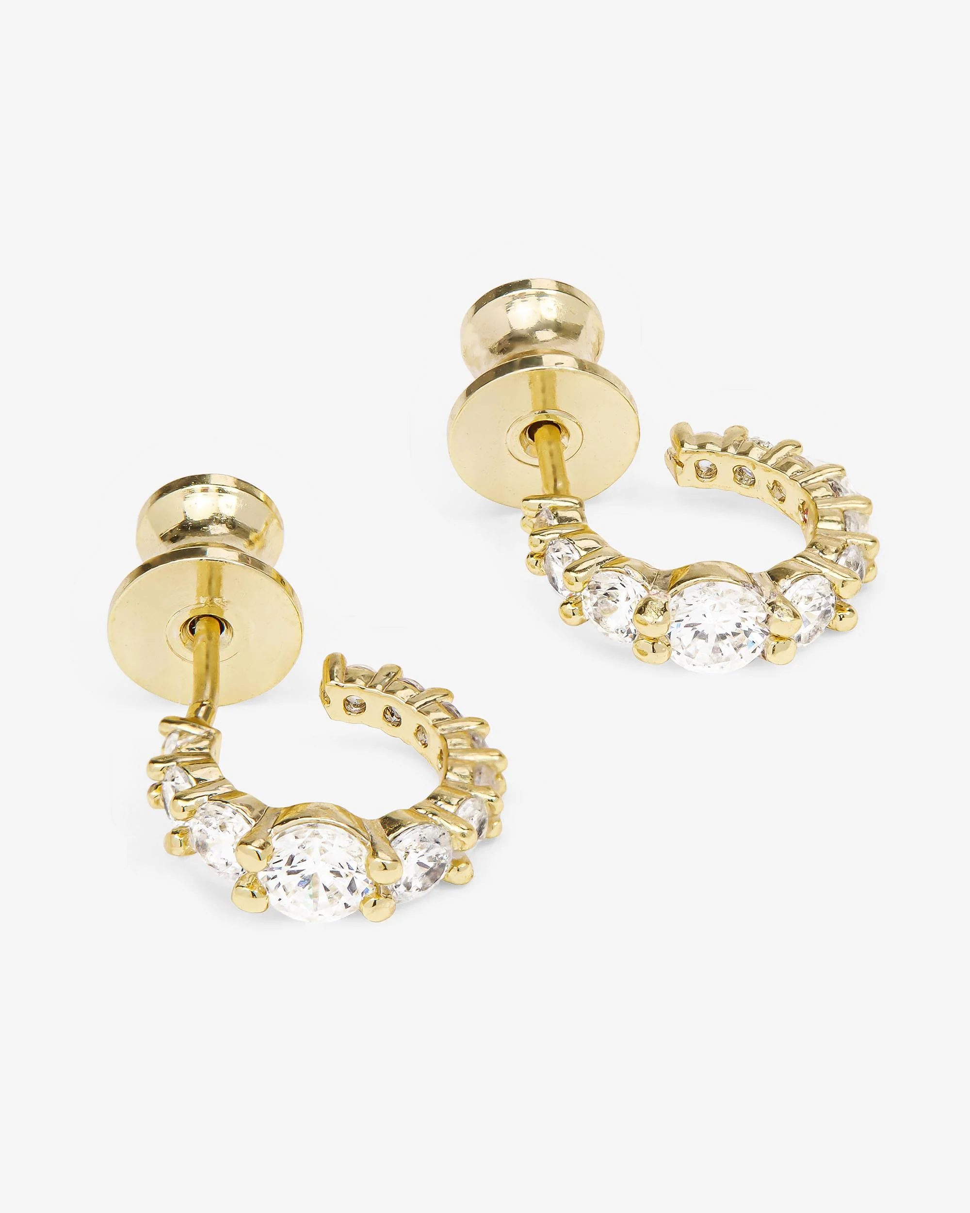 "Oh She Fancy" Graduated Huggies - Gold|White Diamondettes - Image 3