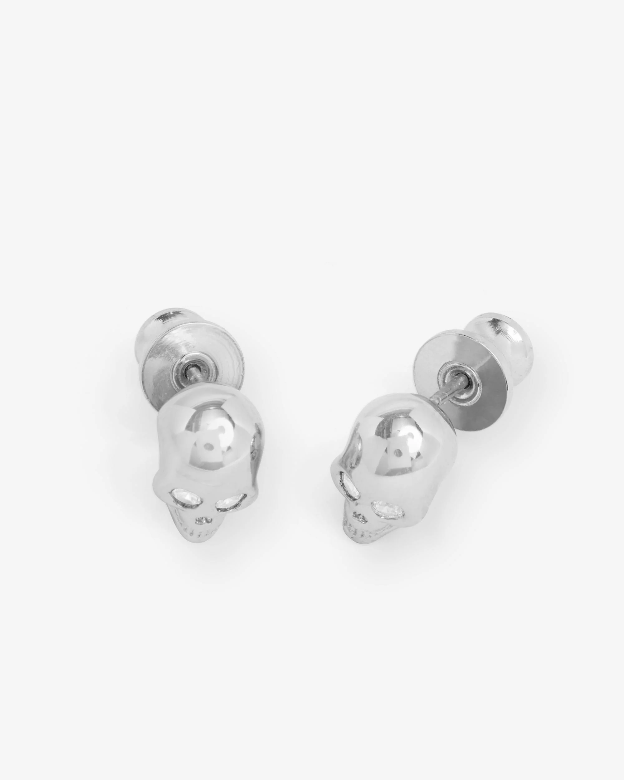 Ride or Die Studs - Silver|White Diamondettes - Image 3