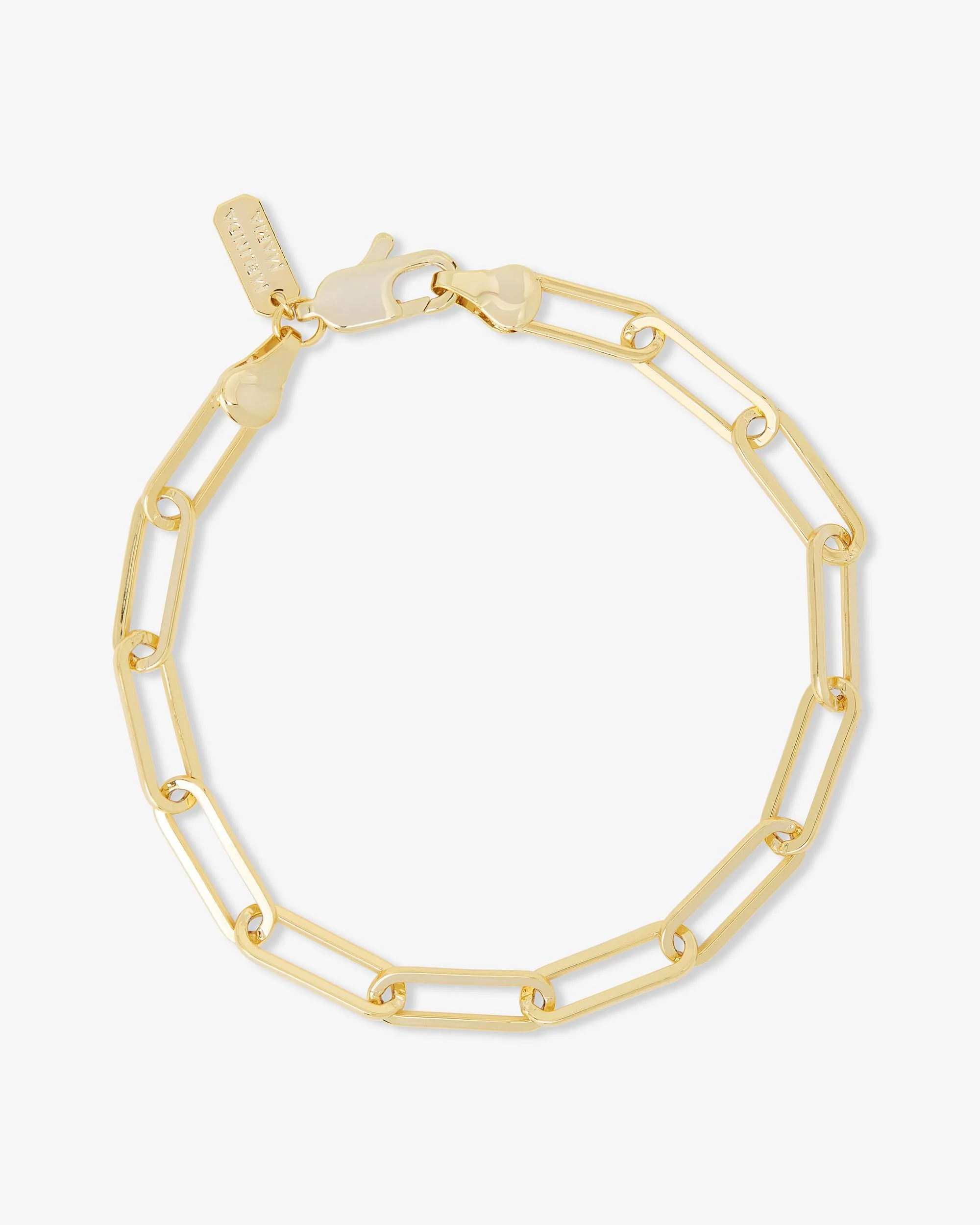 Samantha Chain Link Bracelet 5mm - Gold - Image 5