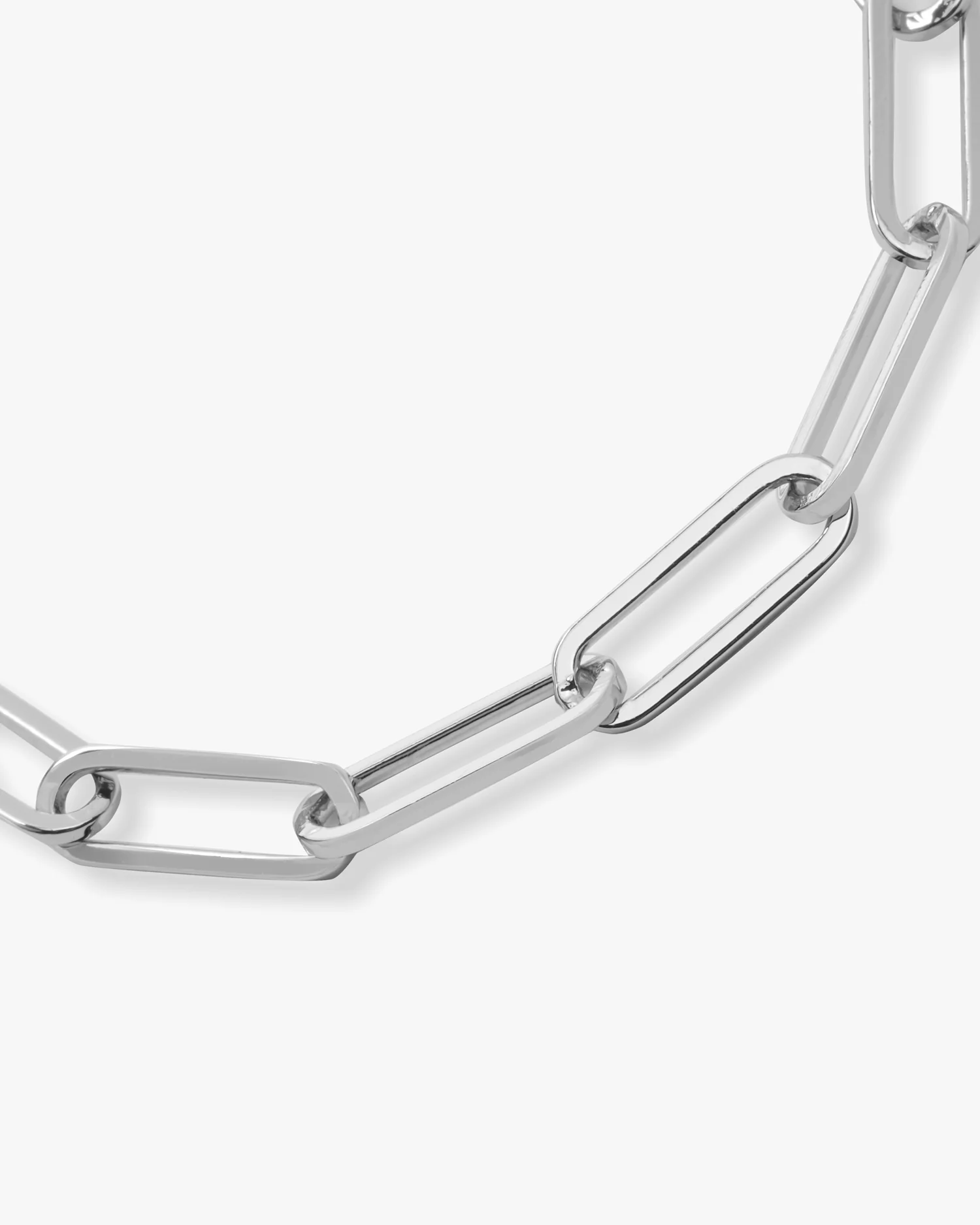 Samantha Chain Link Bracelet 5mm - Silver - Image 3