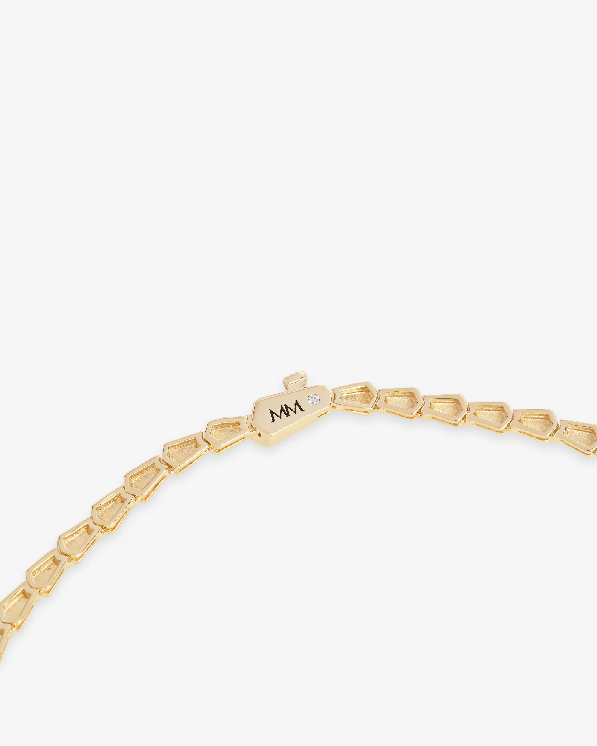 Serpent Lariat Necklace - Gold - Image 5