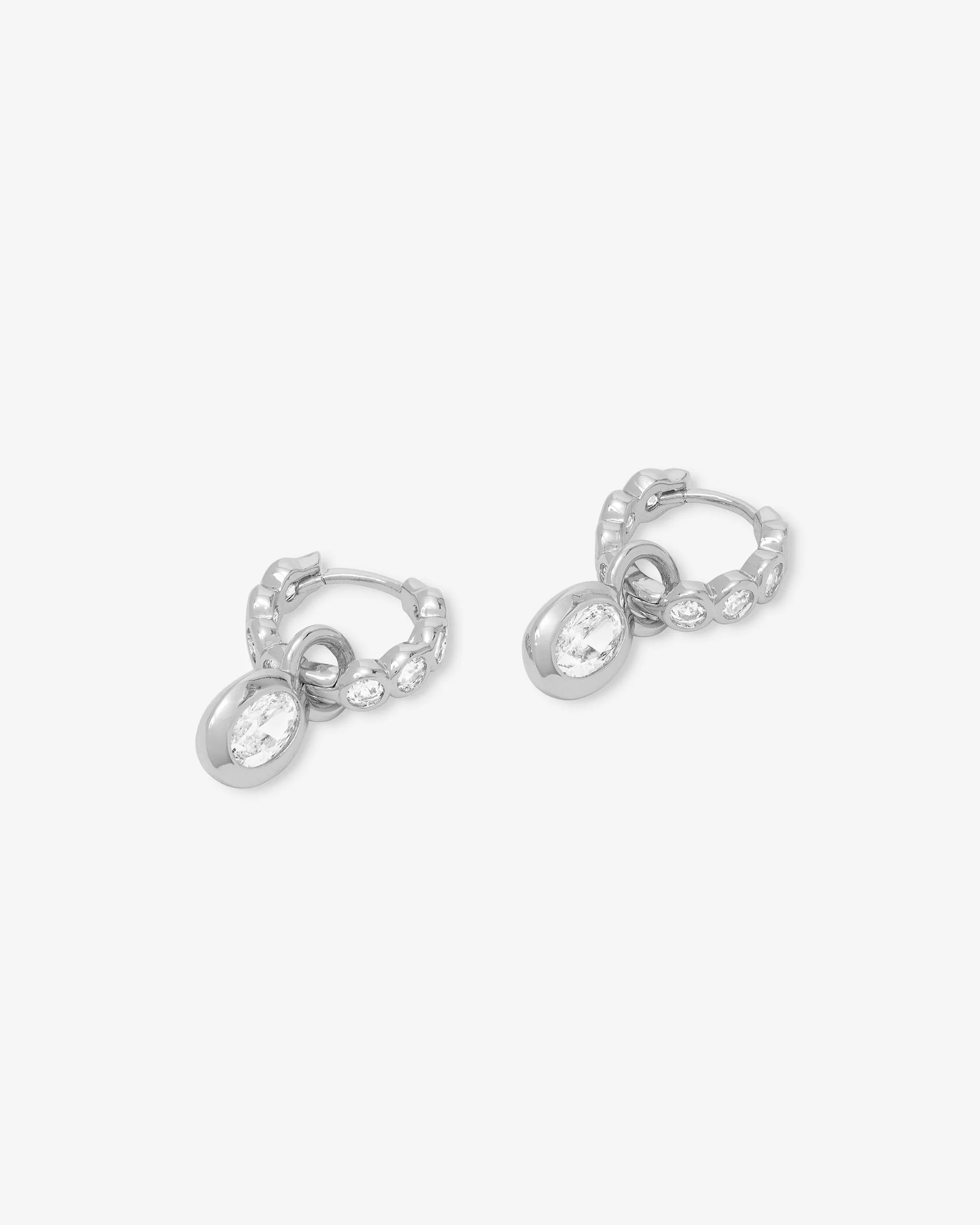 She's a Boss Huggies - Silver|White Diamondettes - Image 3