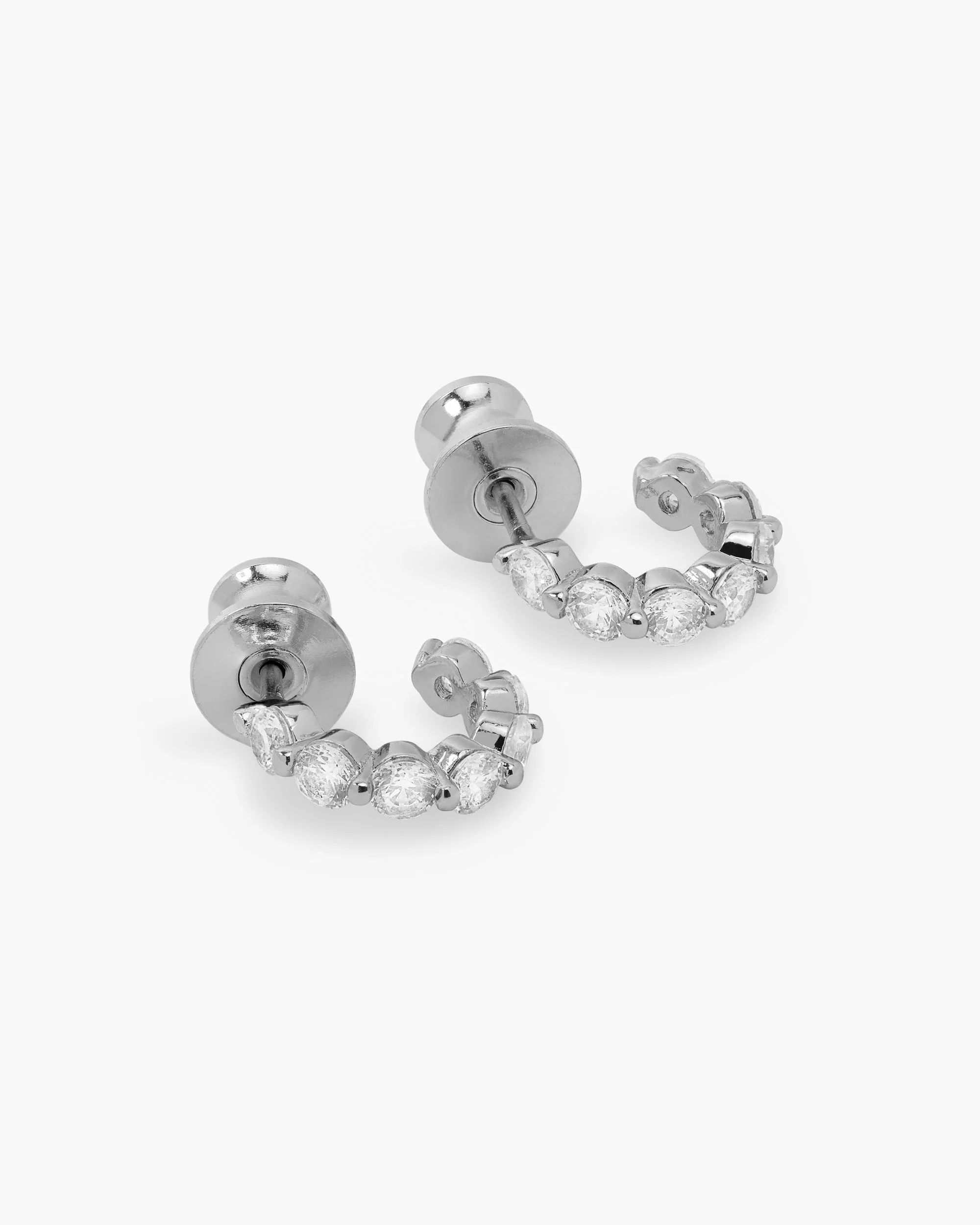 She's an Icon Huggies - Silver|White Diamondettes - Image 3