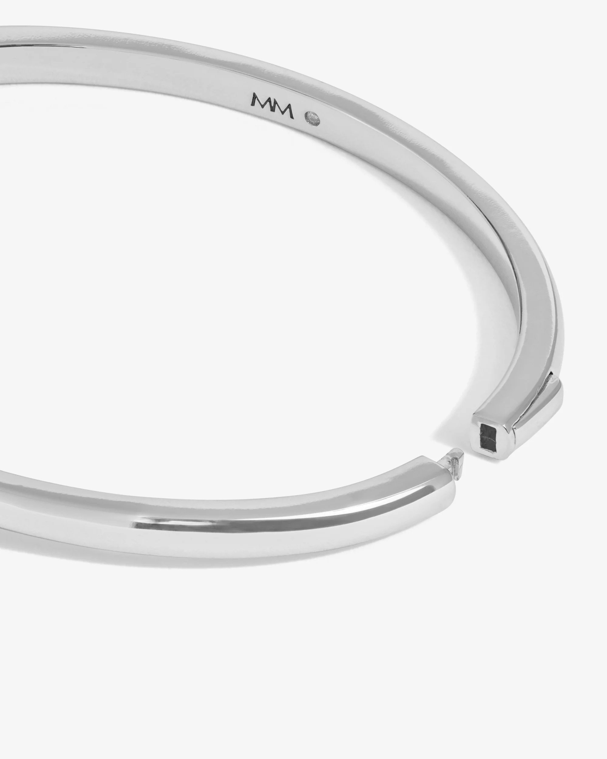 She's on Point Cuff - Silver|White Diamondettes - Image 5