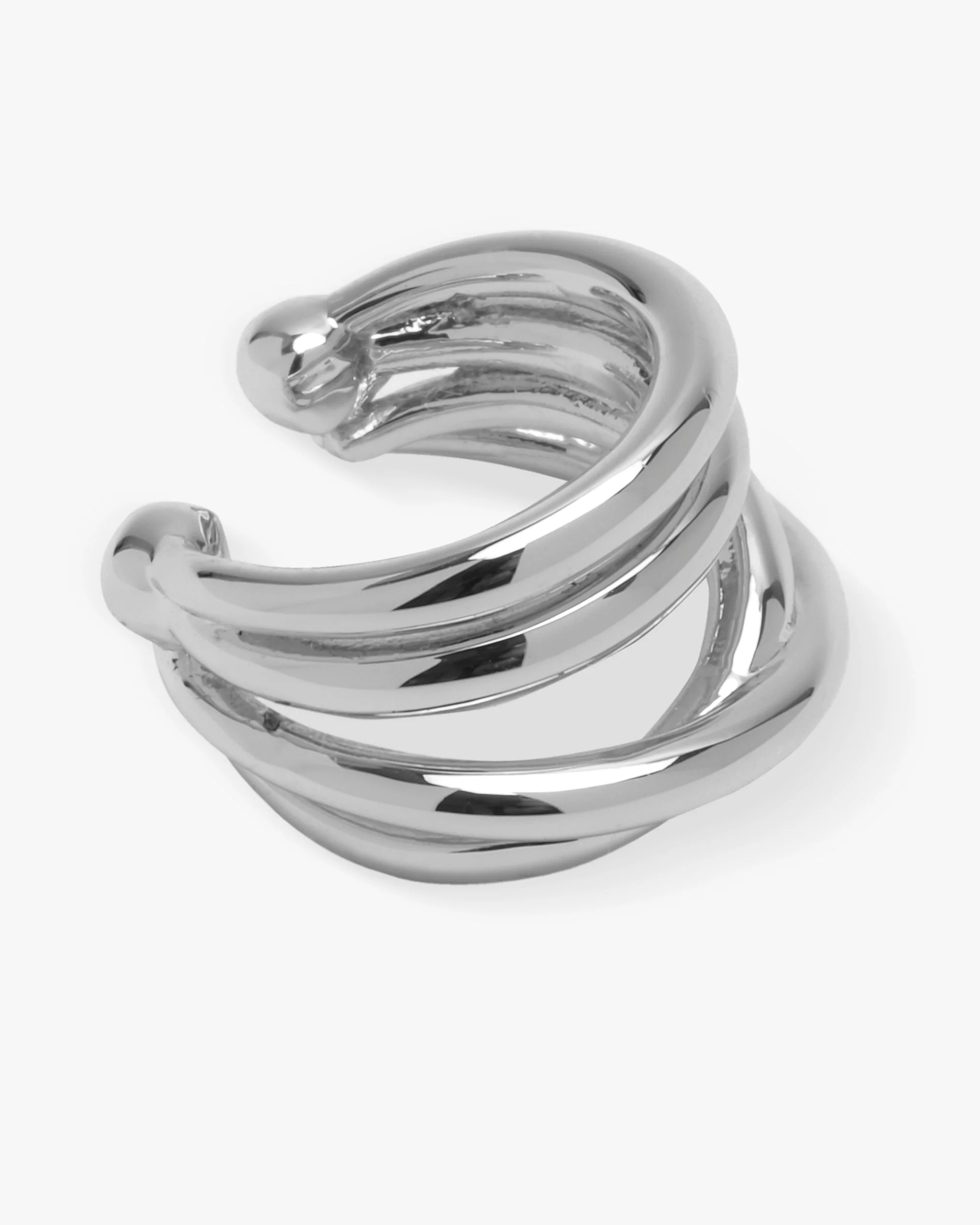"She's So Smooth" Ear Cuff - Silver - Image 3