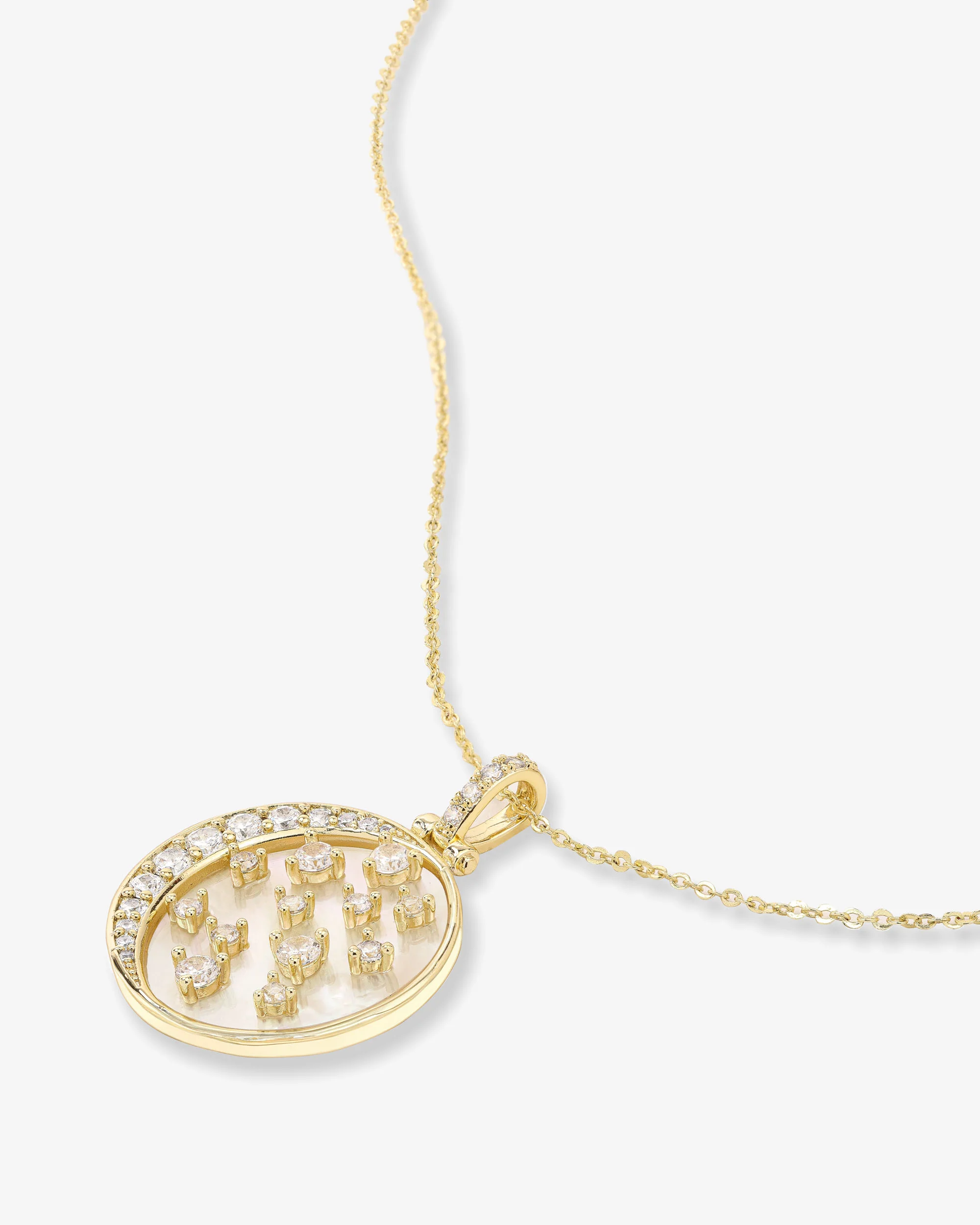 Sweet Dreams Medallion - Gold|White Diamondettes - Image 3