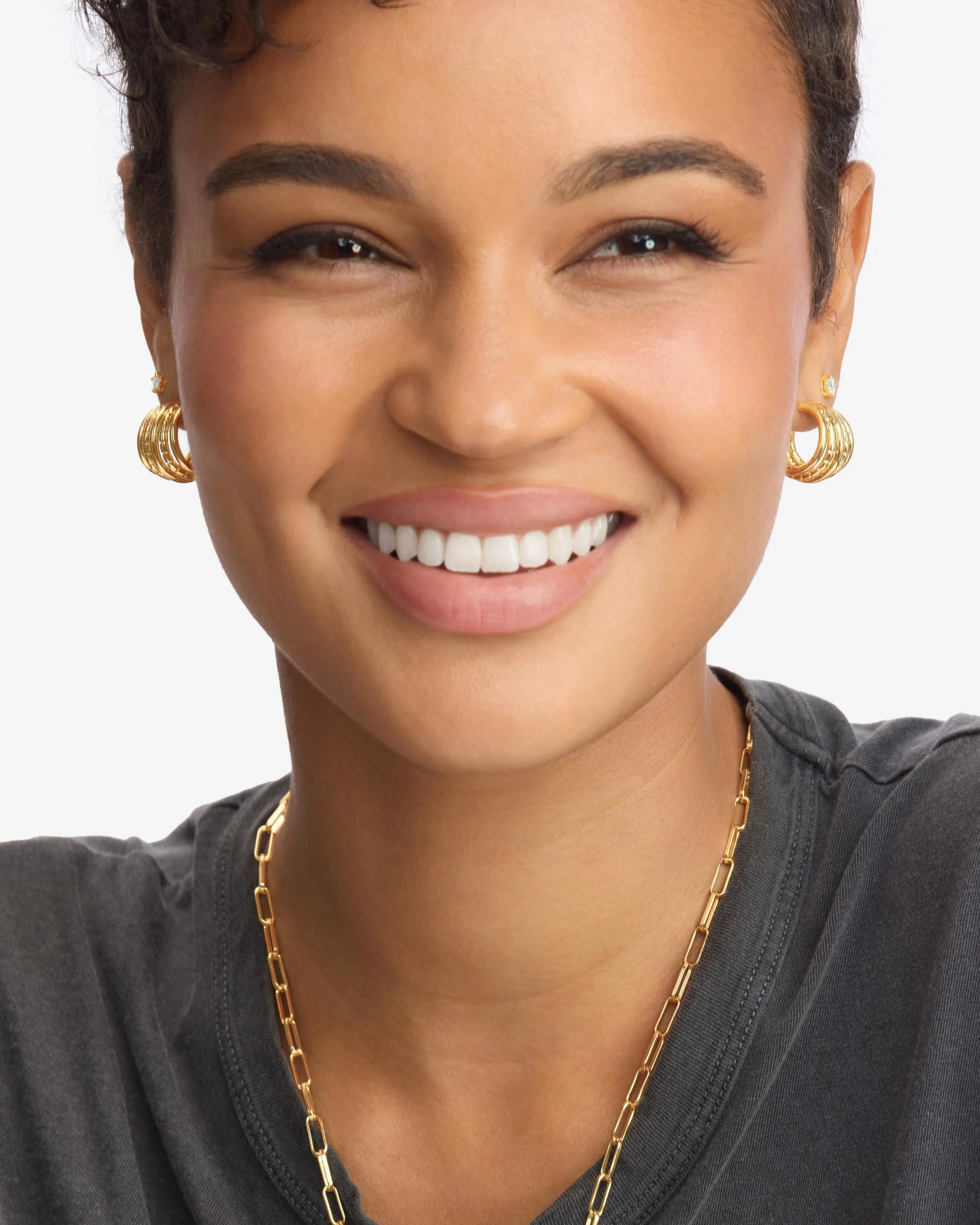 Talon 5 Row Hoops - Gold - Image 2
