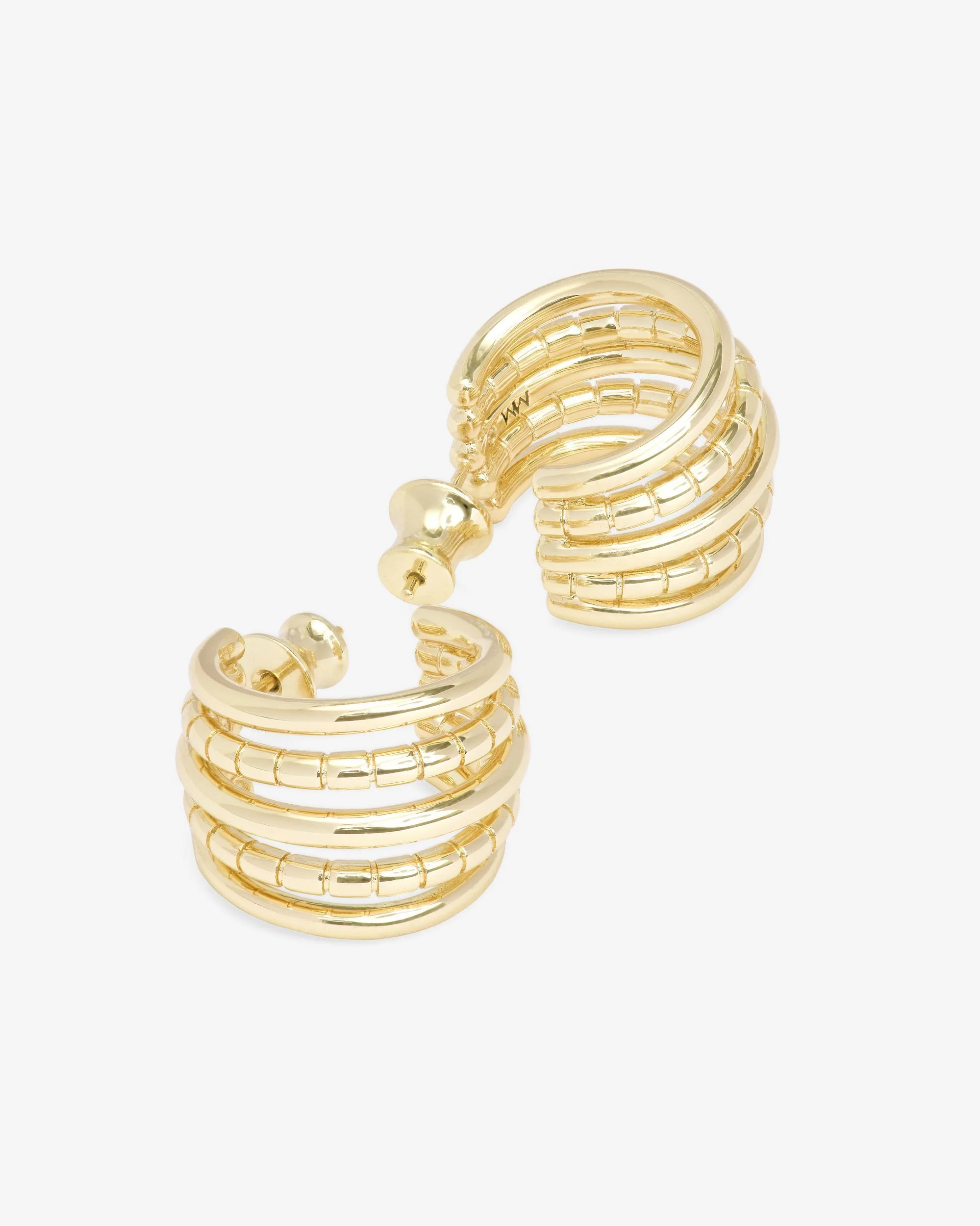 Talon 5 Row Hoops - Gold - Image 3
