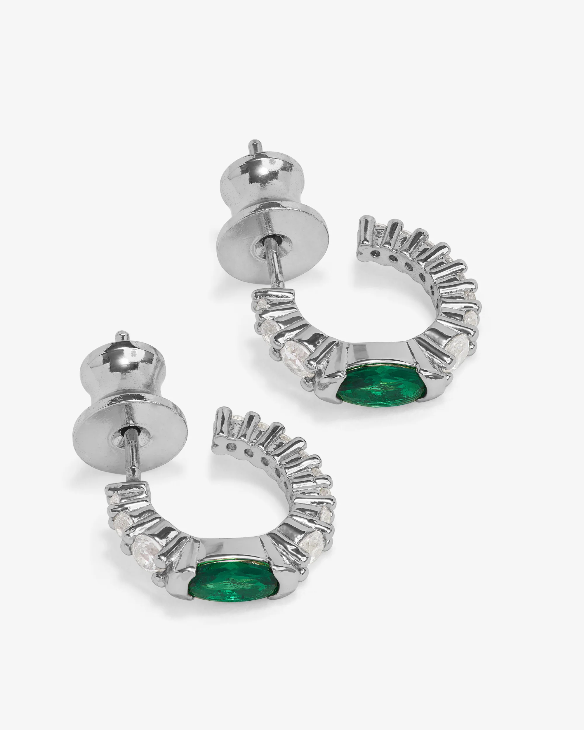 The Maven Huggies - Silver|Emerald - Image 3