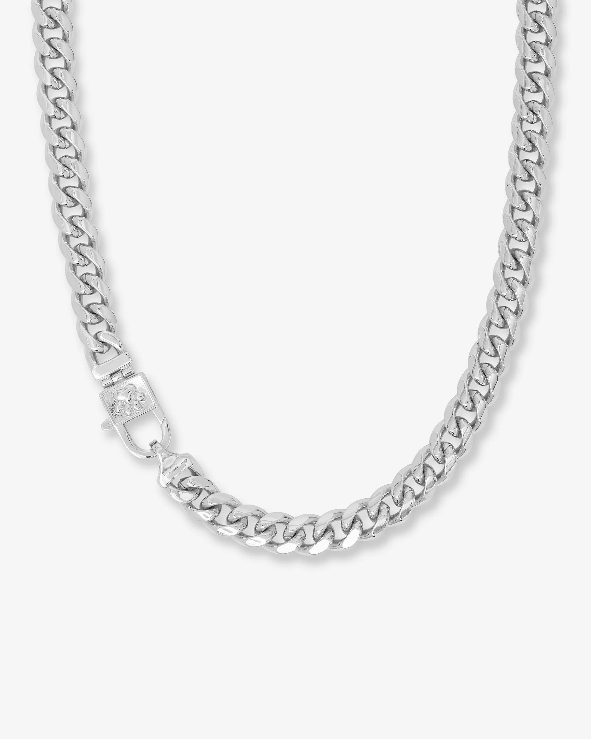 Thor Cuban Chain Pet Necklace 10.8mm - Silver - Image 2