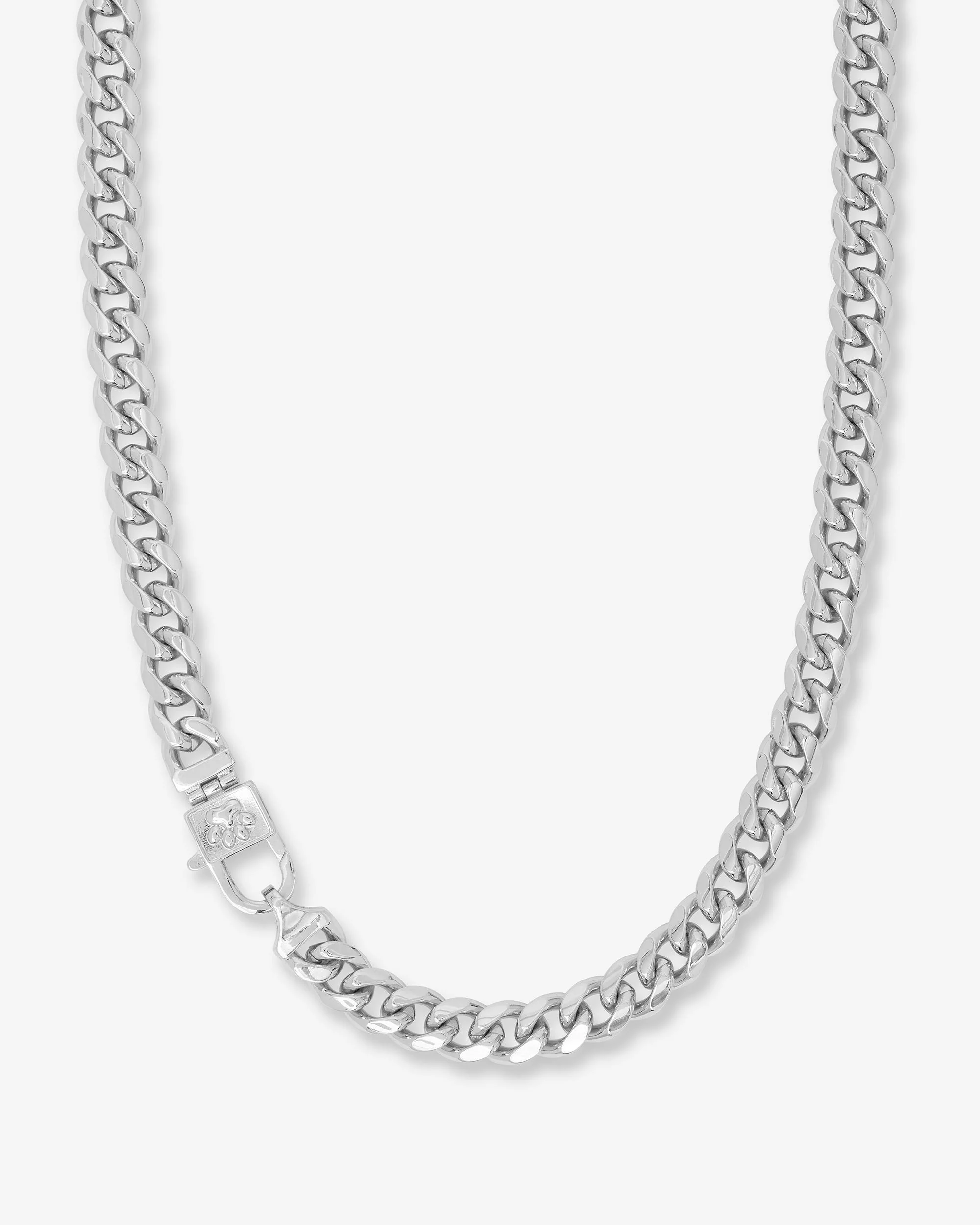 Thor Cuban Chain Pet Necklace 10.8mm - Silver - Image 5