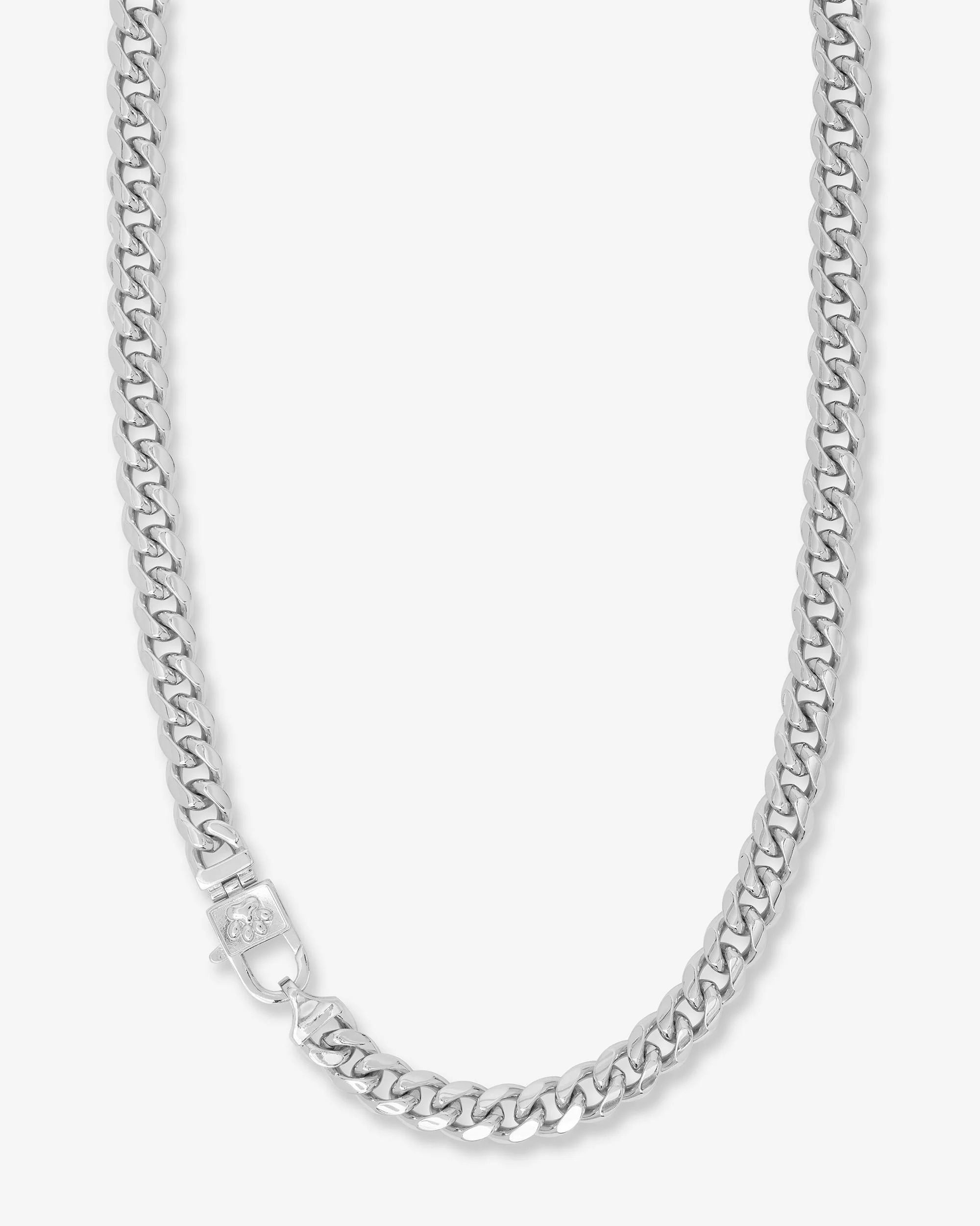 Thor Cuban Chain Pet Necklace 10.8mm - Silver - Image 8