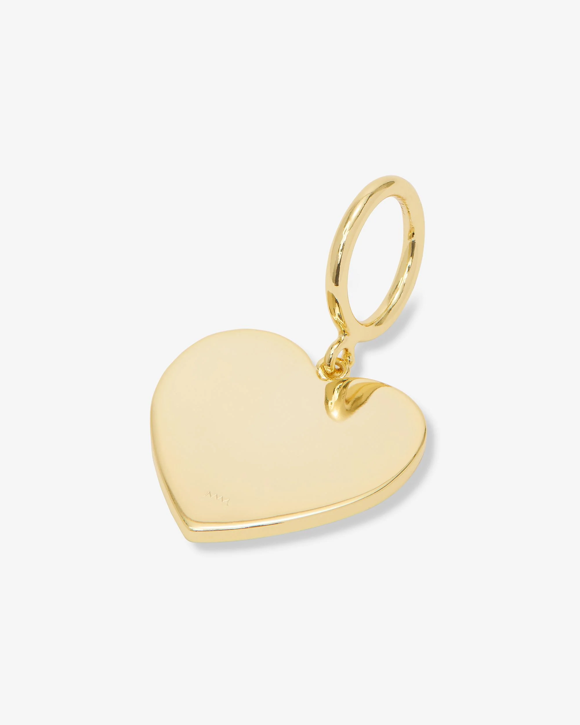 XL Heart Engravable Dog Tag - Gold - Image 4