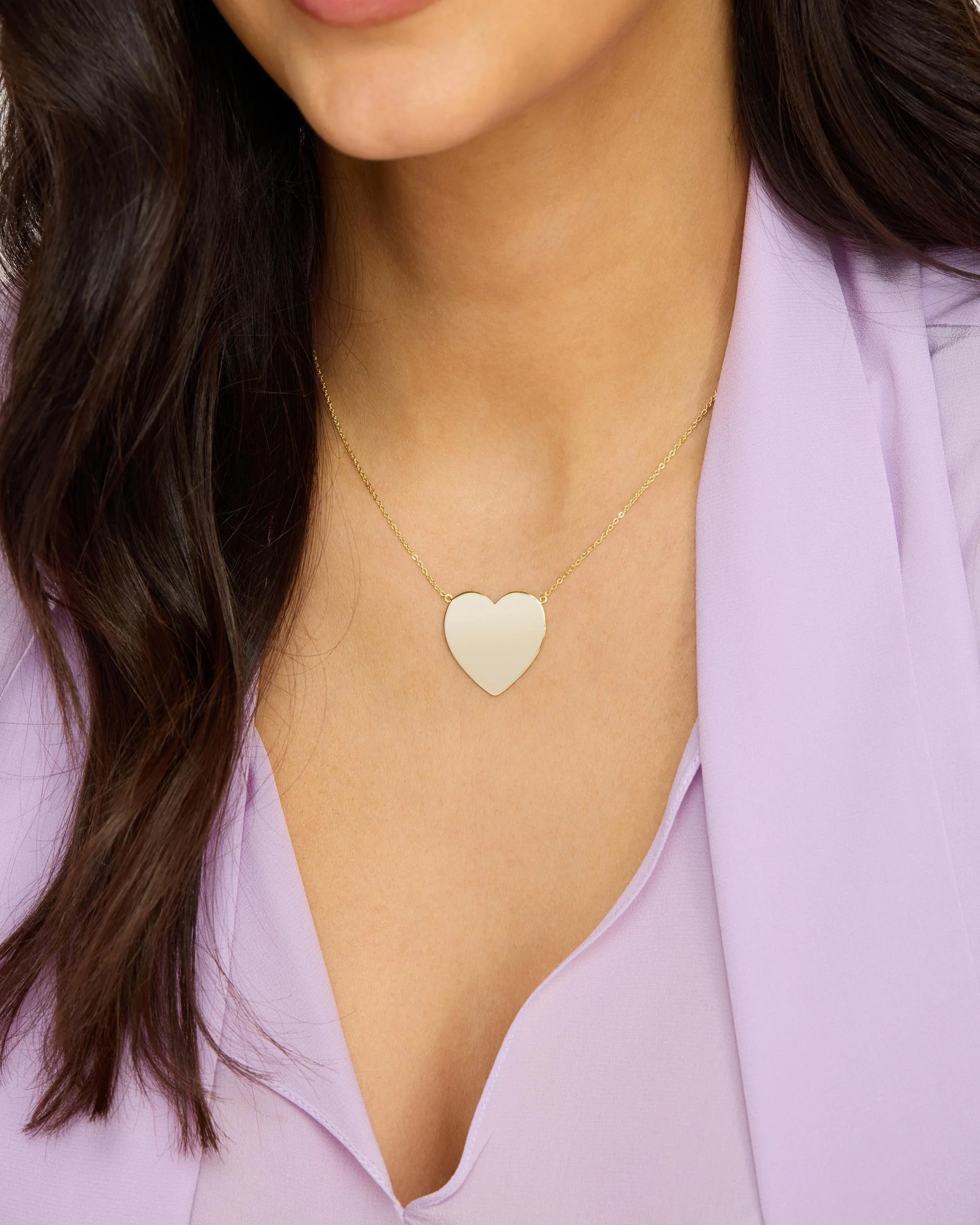 XL You Have My Heart Necklace - Gold - Image 5