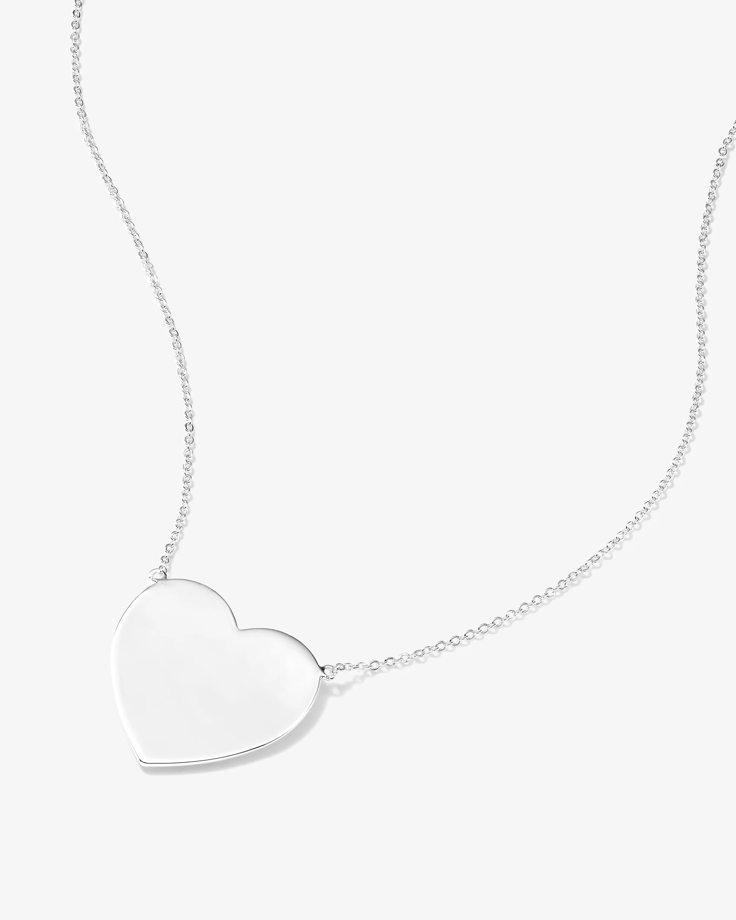 XL You Have My Heart Necklace - Silver - Image 4