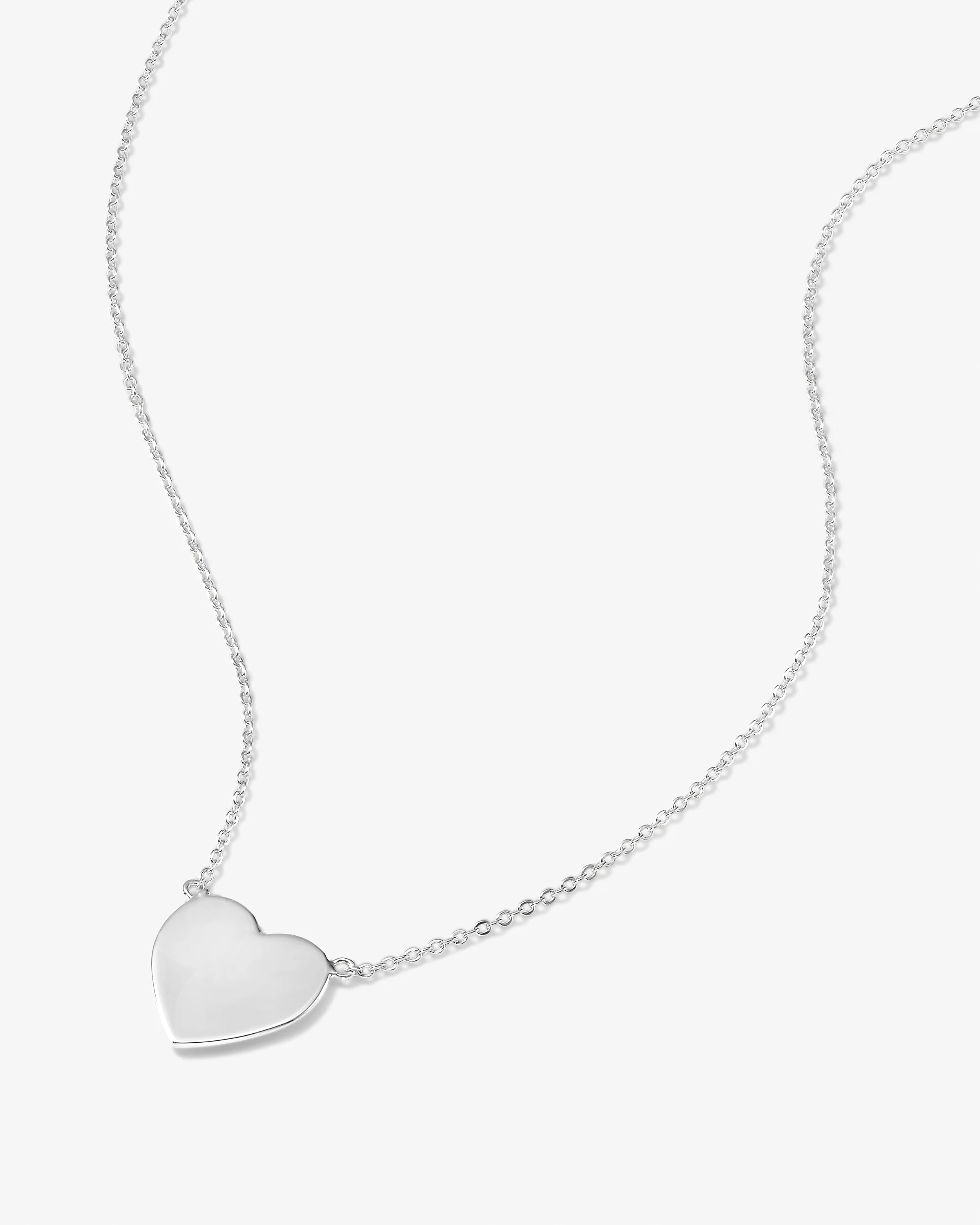 You Have My Heart Necklace - Silver - Image 3