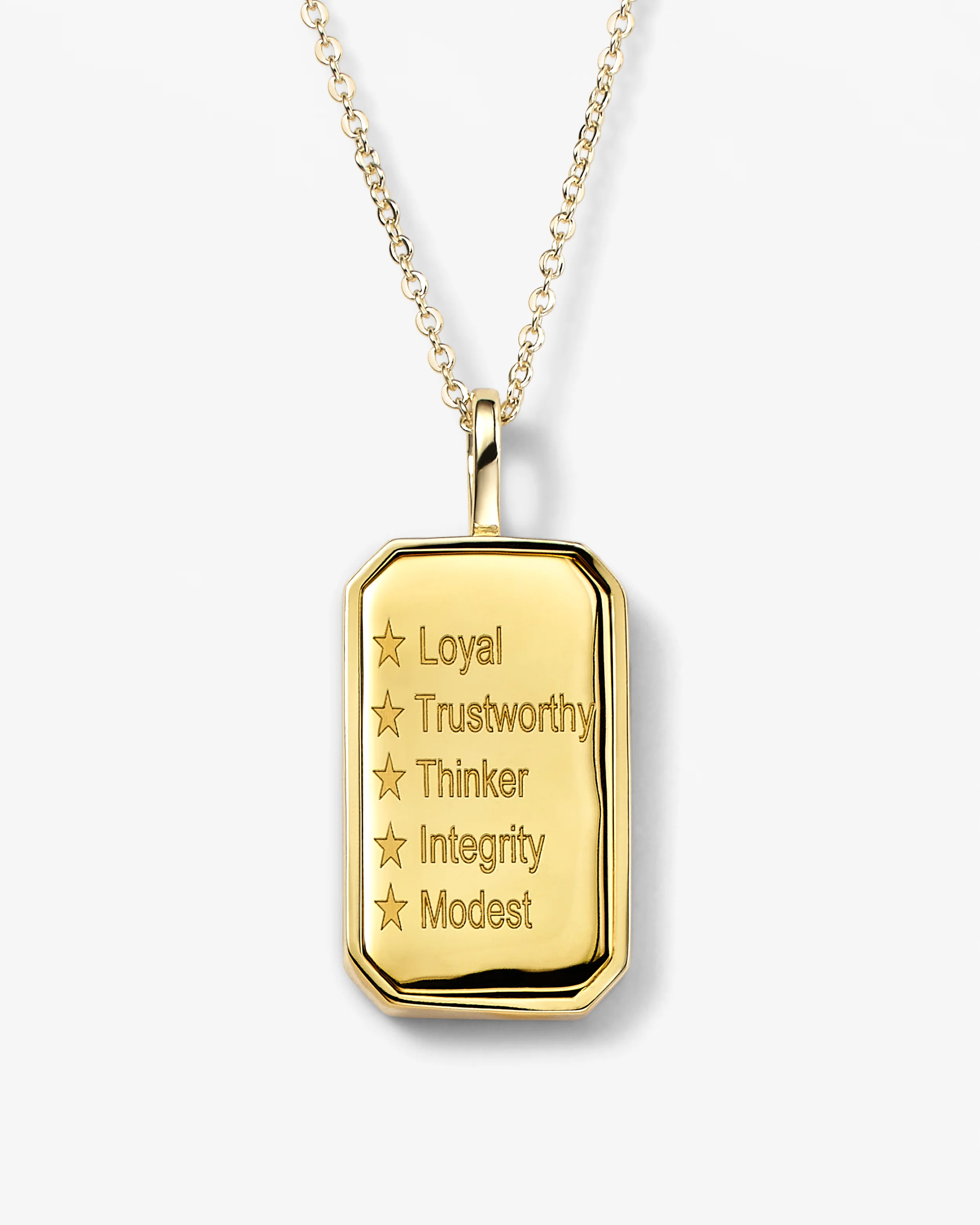 Zodiac Amulet Necklace - Gold - Image 27