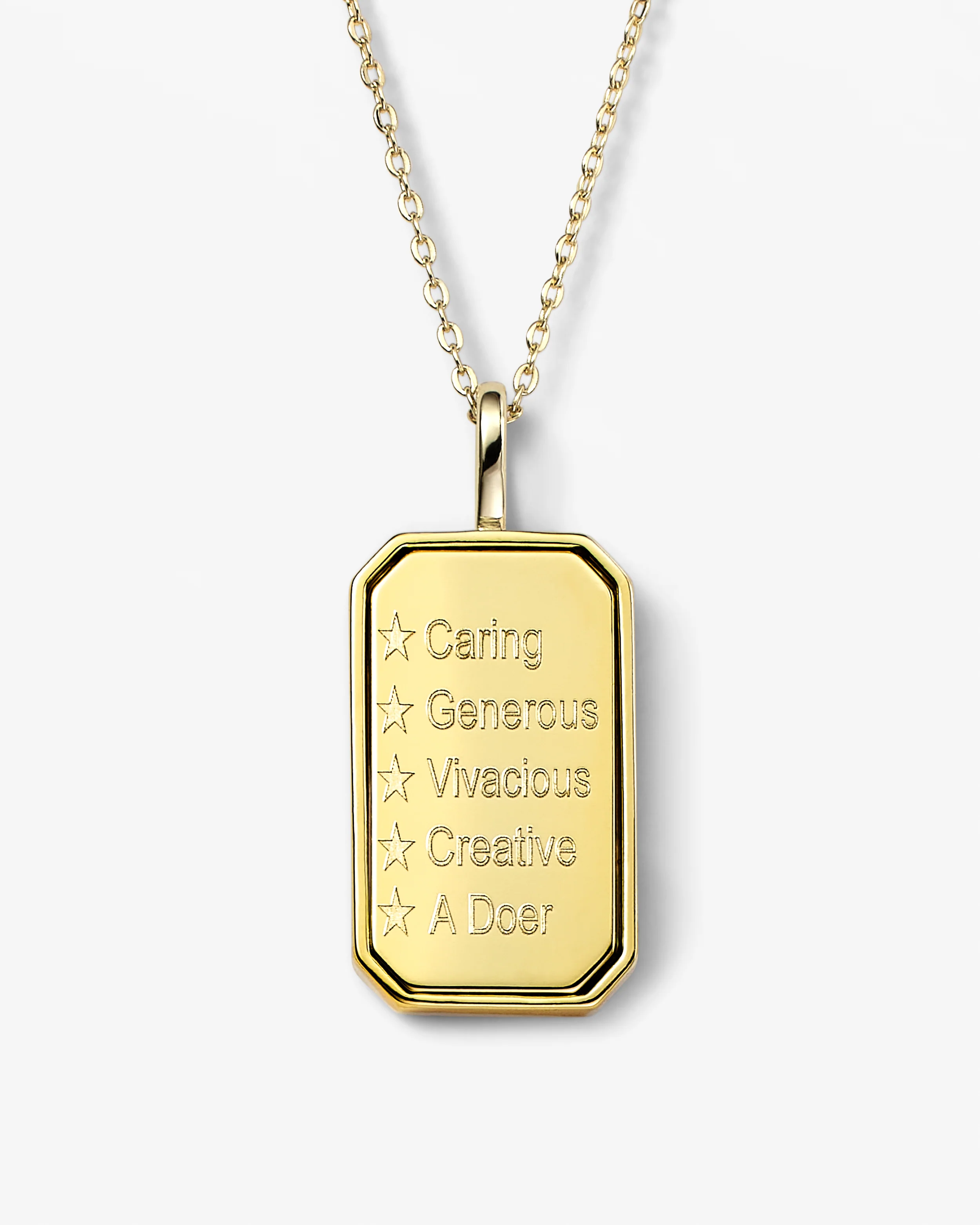 Zodiac Amulet Necklace - Gold - Image 29