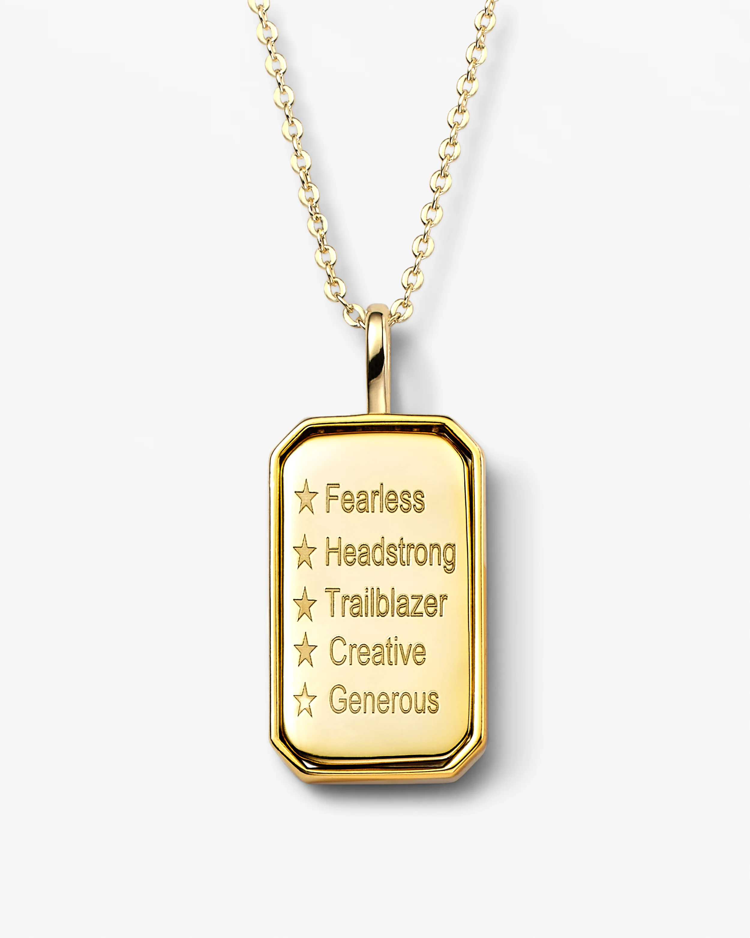 Zodiac Amulet Necklace - Gold - Image 32