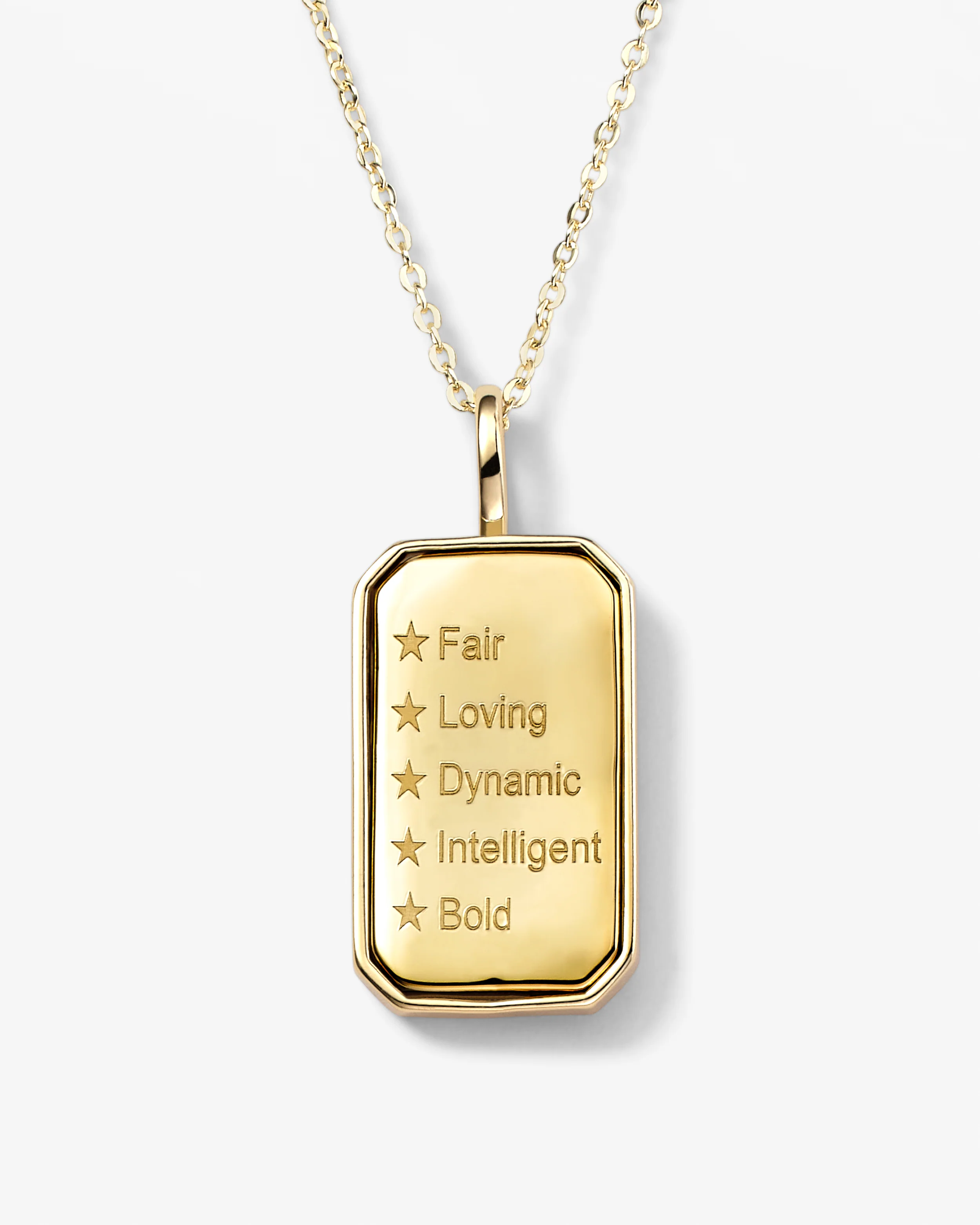 Zodiac Amulet Necklace - Gold - Image 34