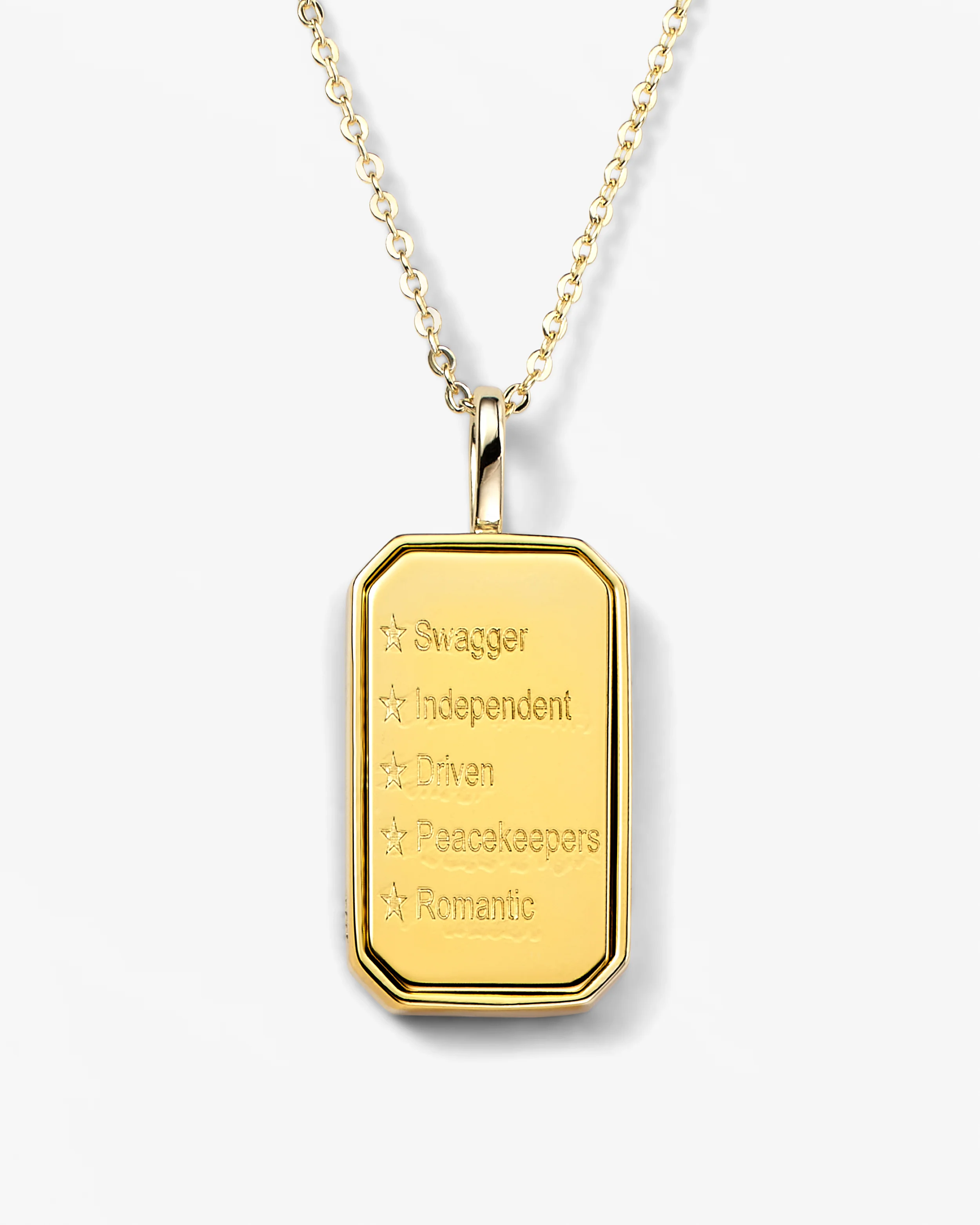 Zodiac Amulet Necklace - Gold - Image 36