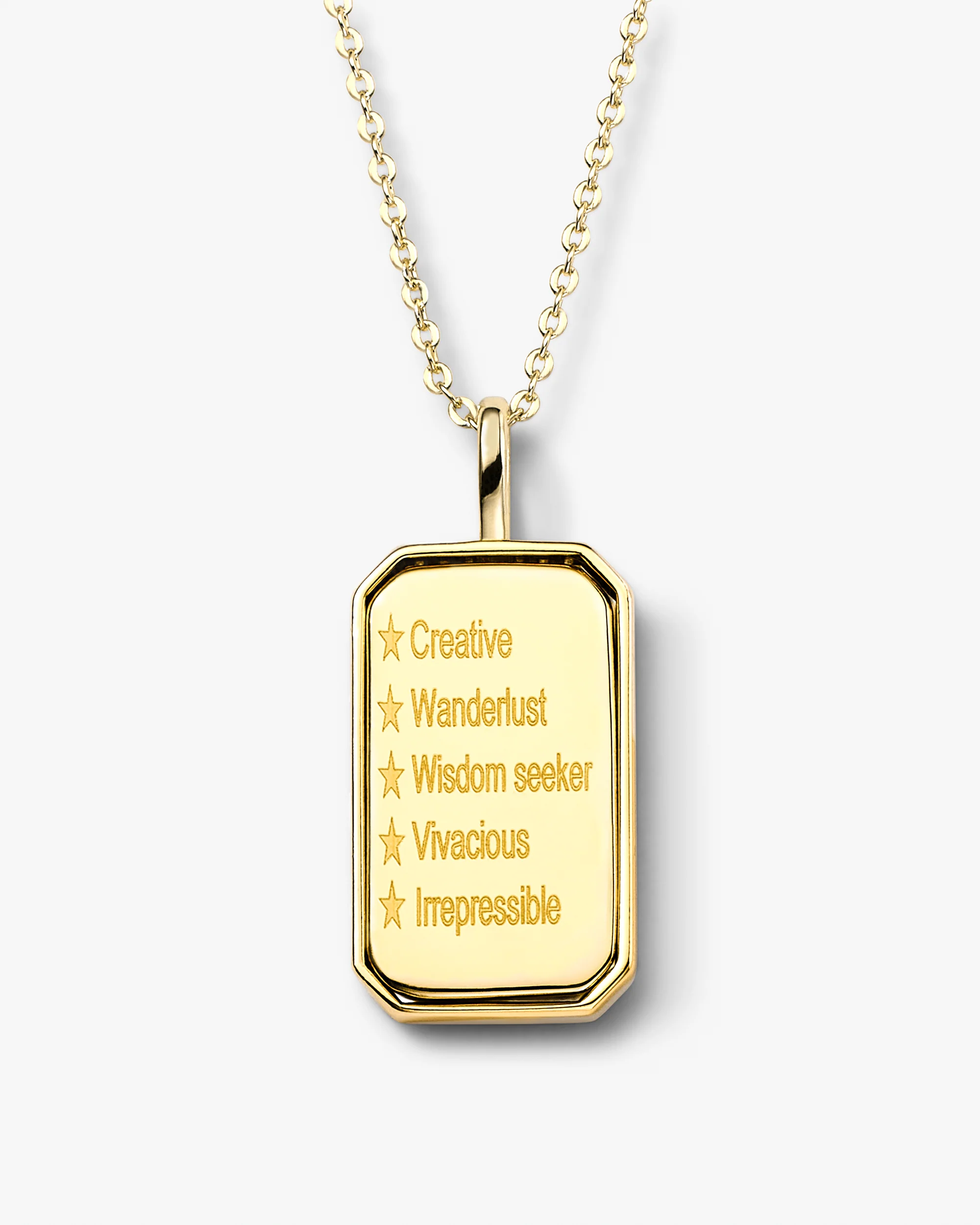 Zodiac Amulet Necklace - Gold - Image 37