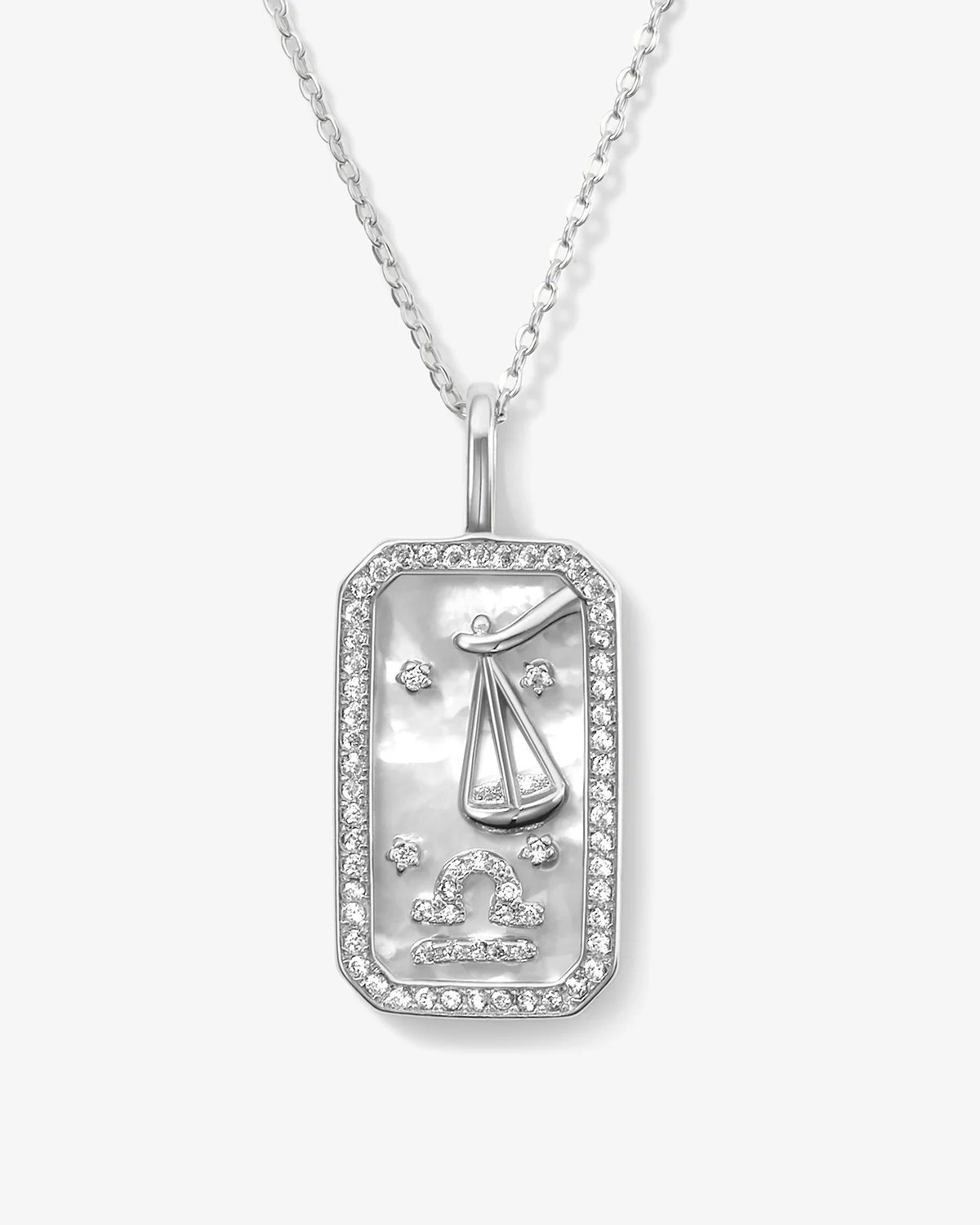 Zodiac Amulet Necklace - Silver - Image 11