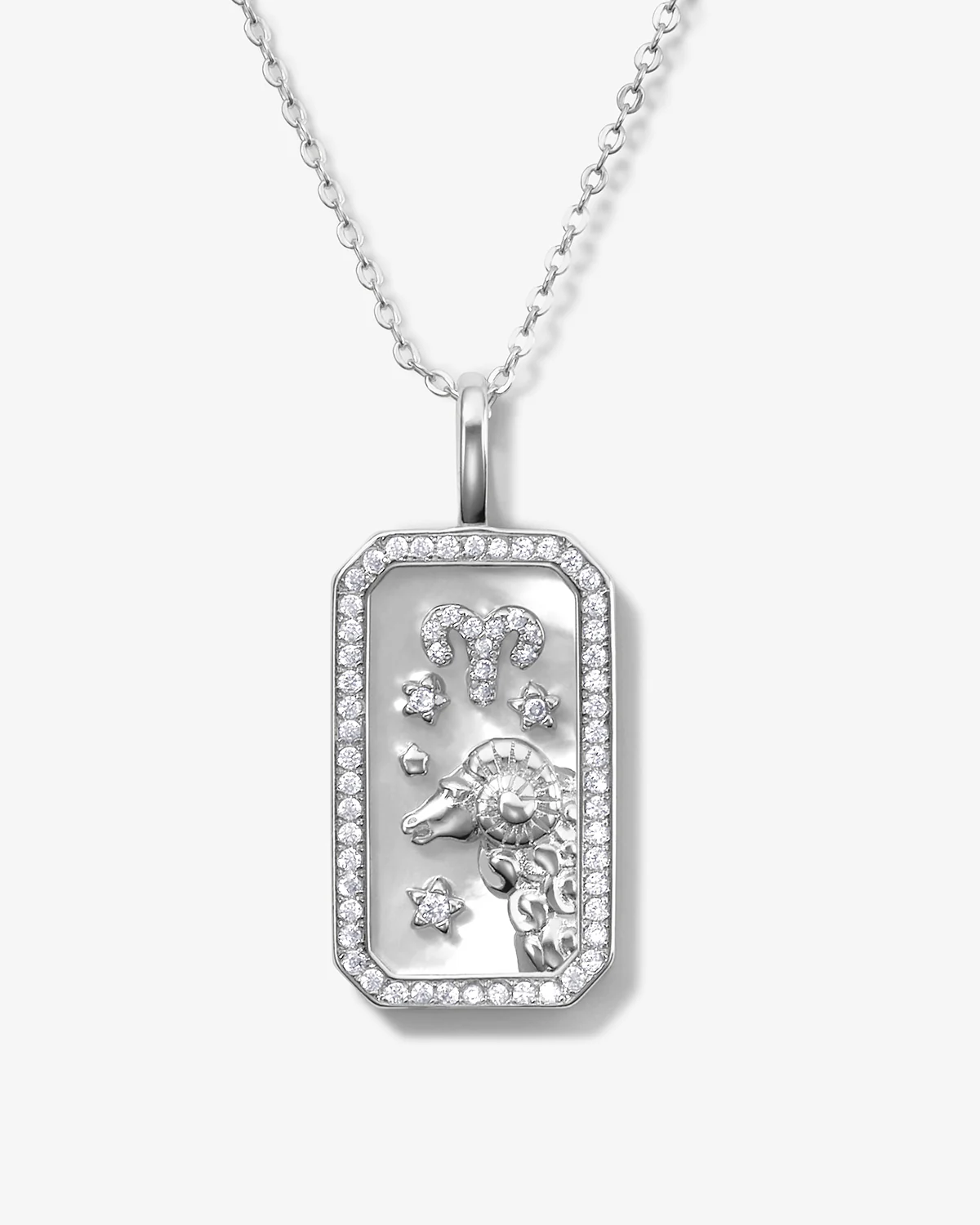 Zodiac Amulet Necklace - Silver - Image 12