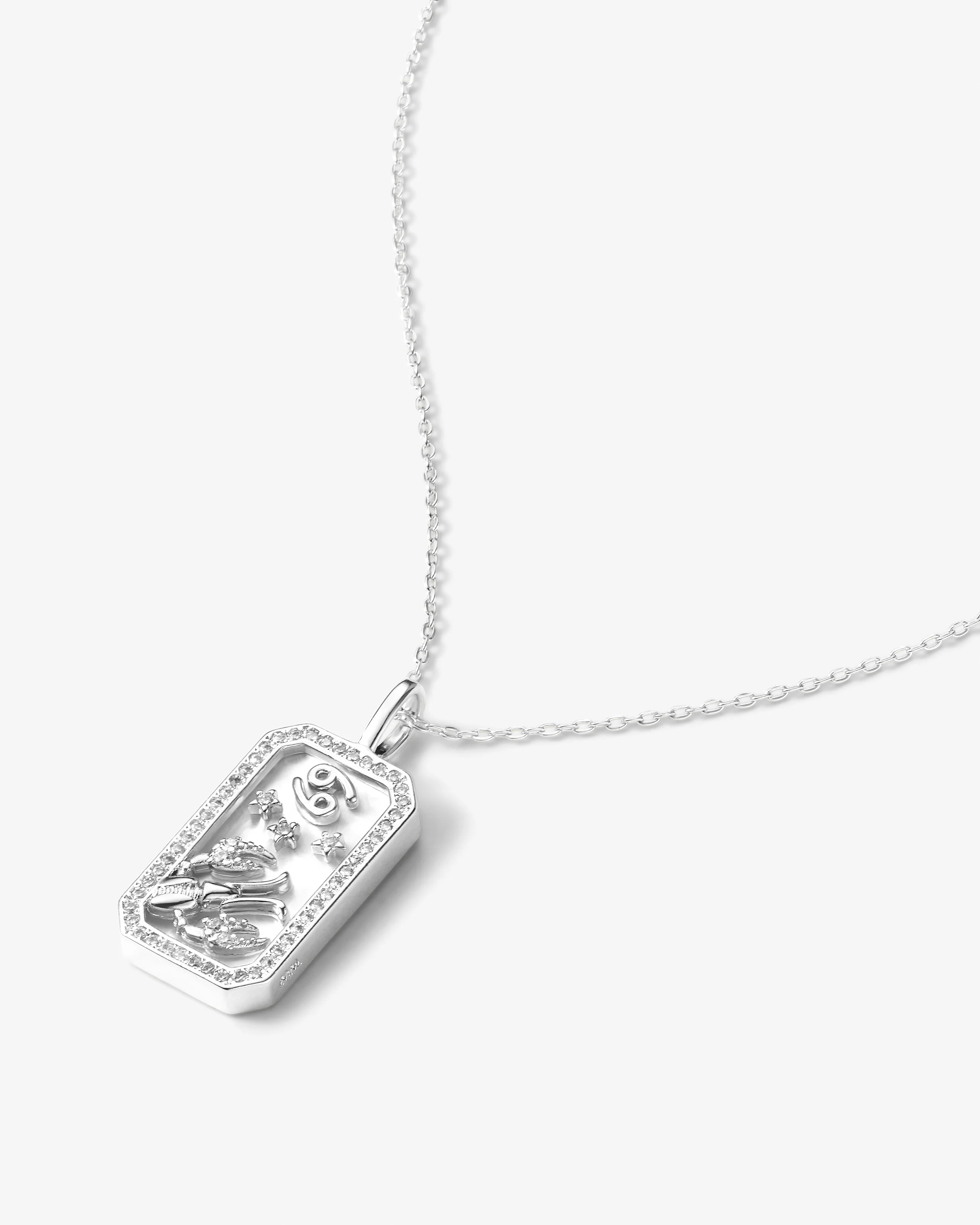 Zodiac Amulet Necklace - Silver - Image 17