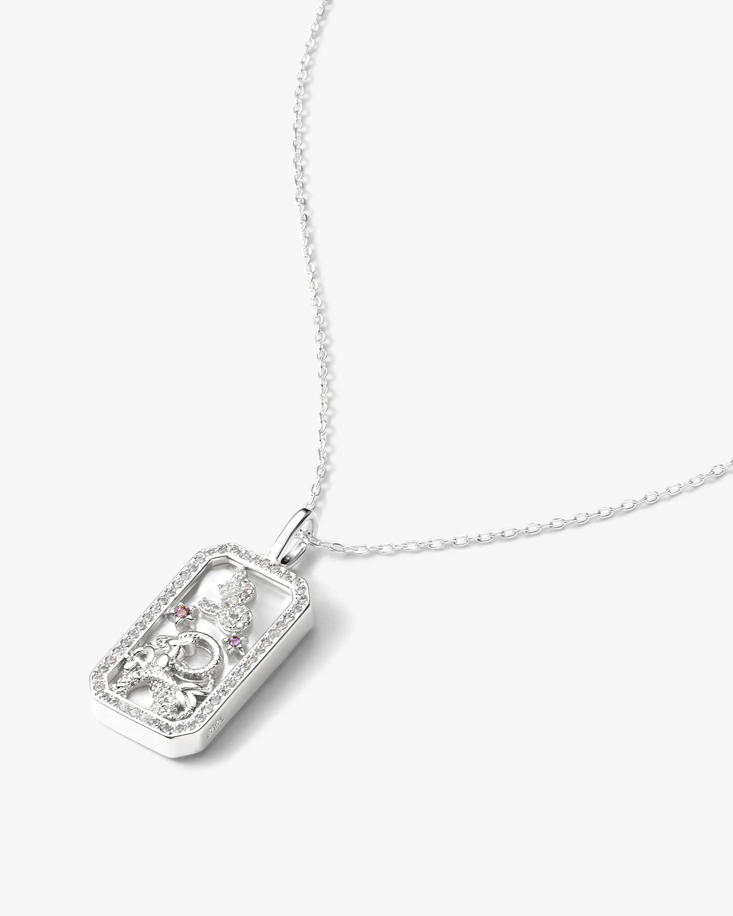 Zodiac Amulet Necklace - Silver - Image 23